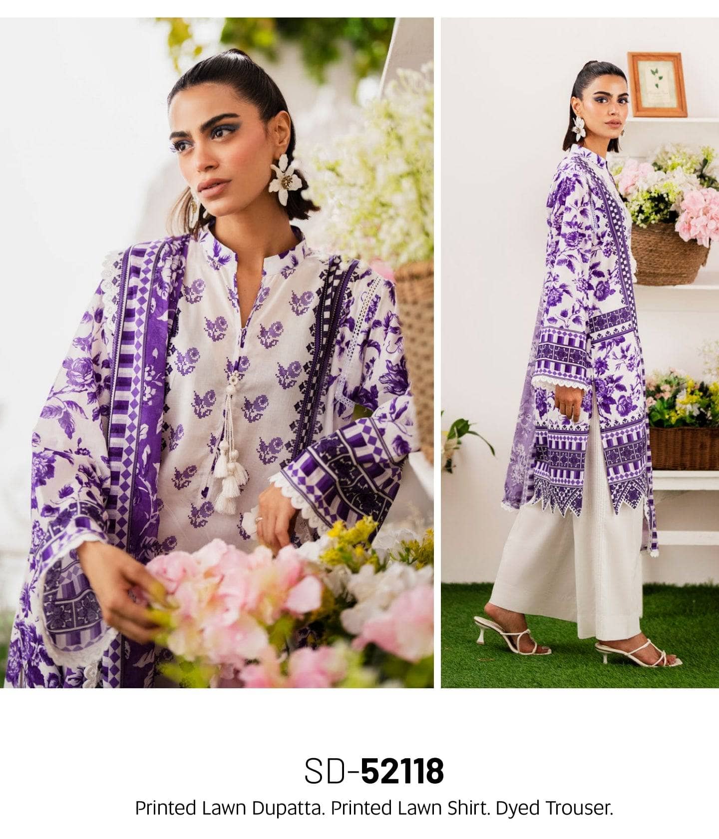 Gul Ahmed Bahara Lawn/SD52118
