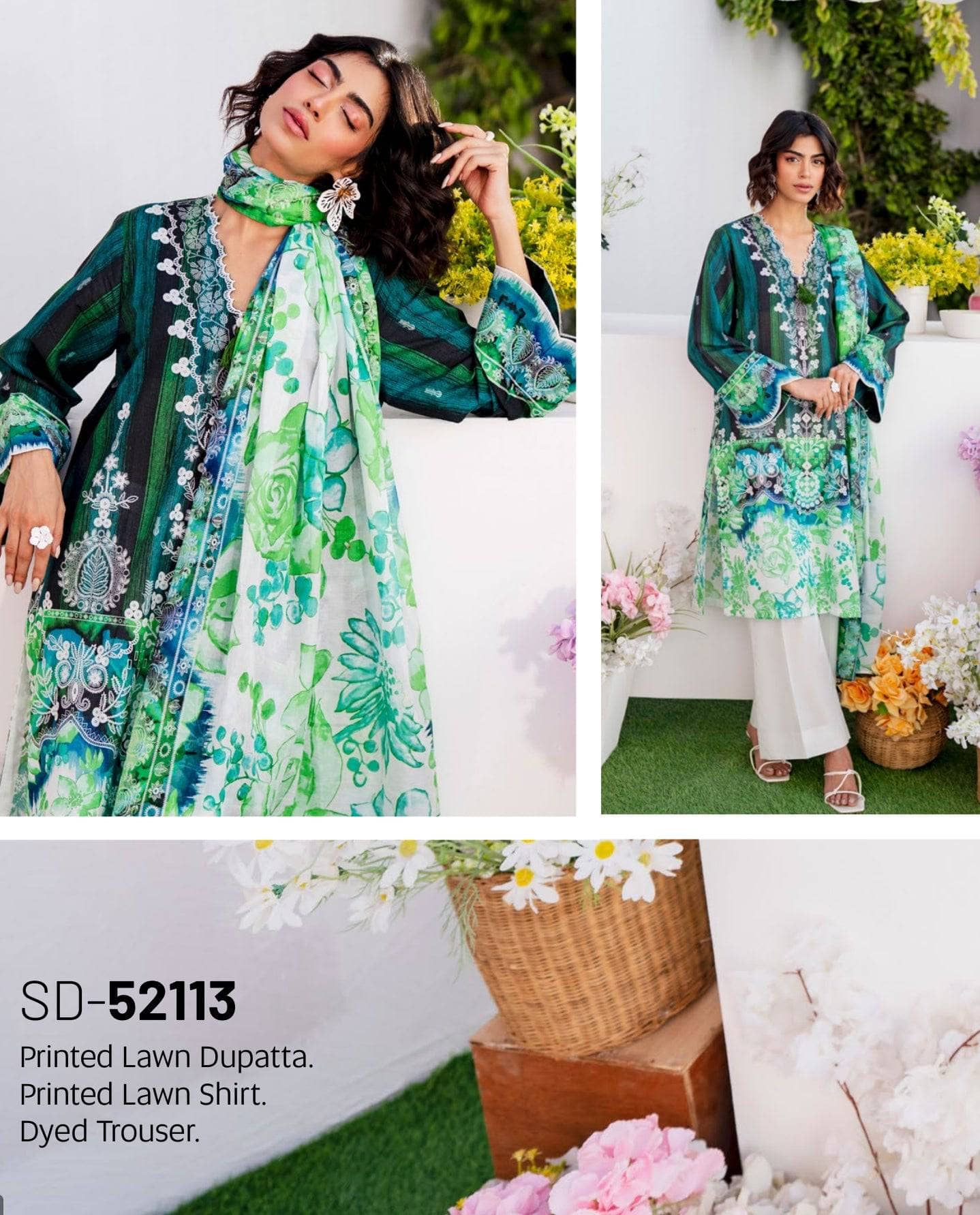 Restocked/Gul Ahmed Bahara Lawn/SD52113