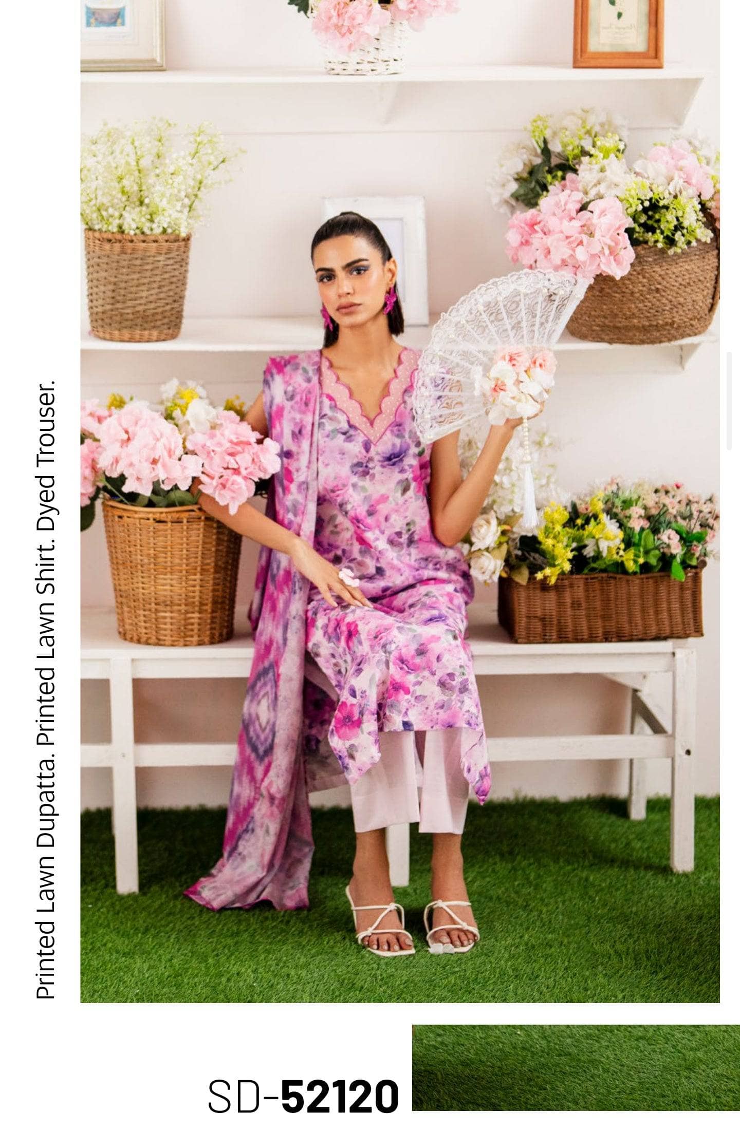 Gul Ahmed Bahara Lawn/SD52120