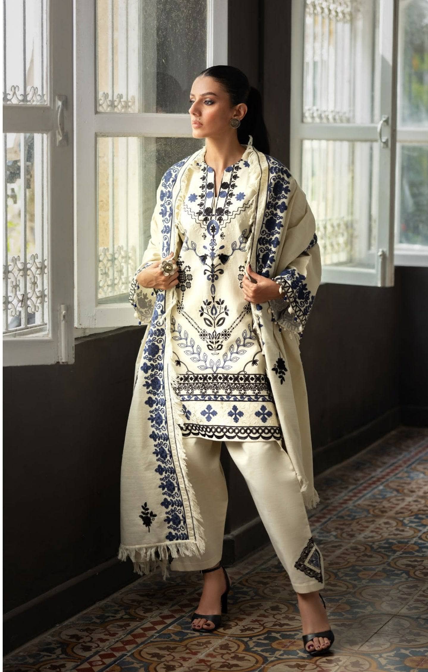 Gul Ahmed Heer Winter Luxury/K 52011/Khaddar