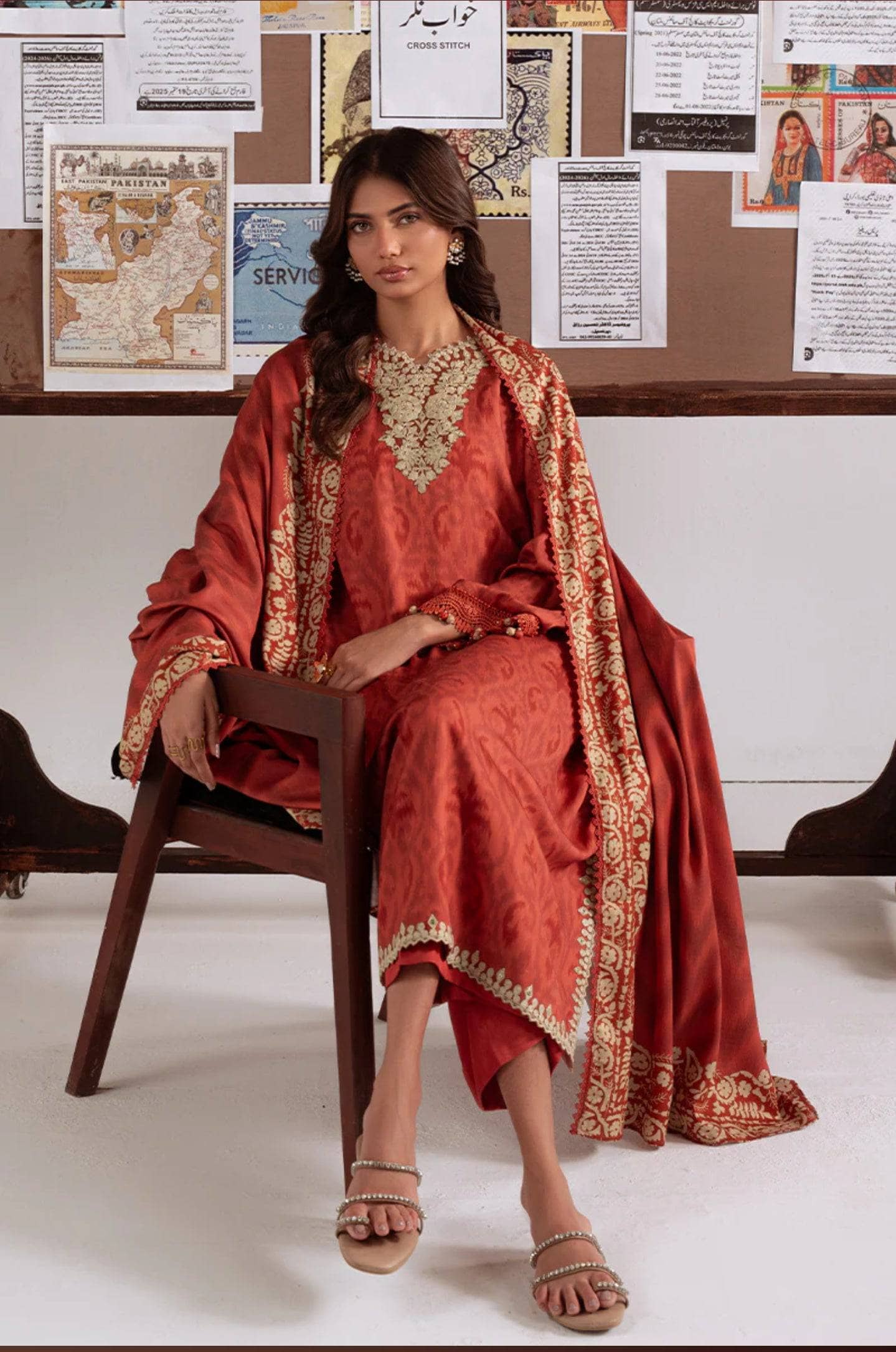 Cross Stitch Marina/Rustic Aura/Rust