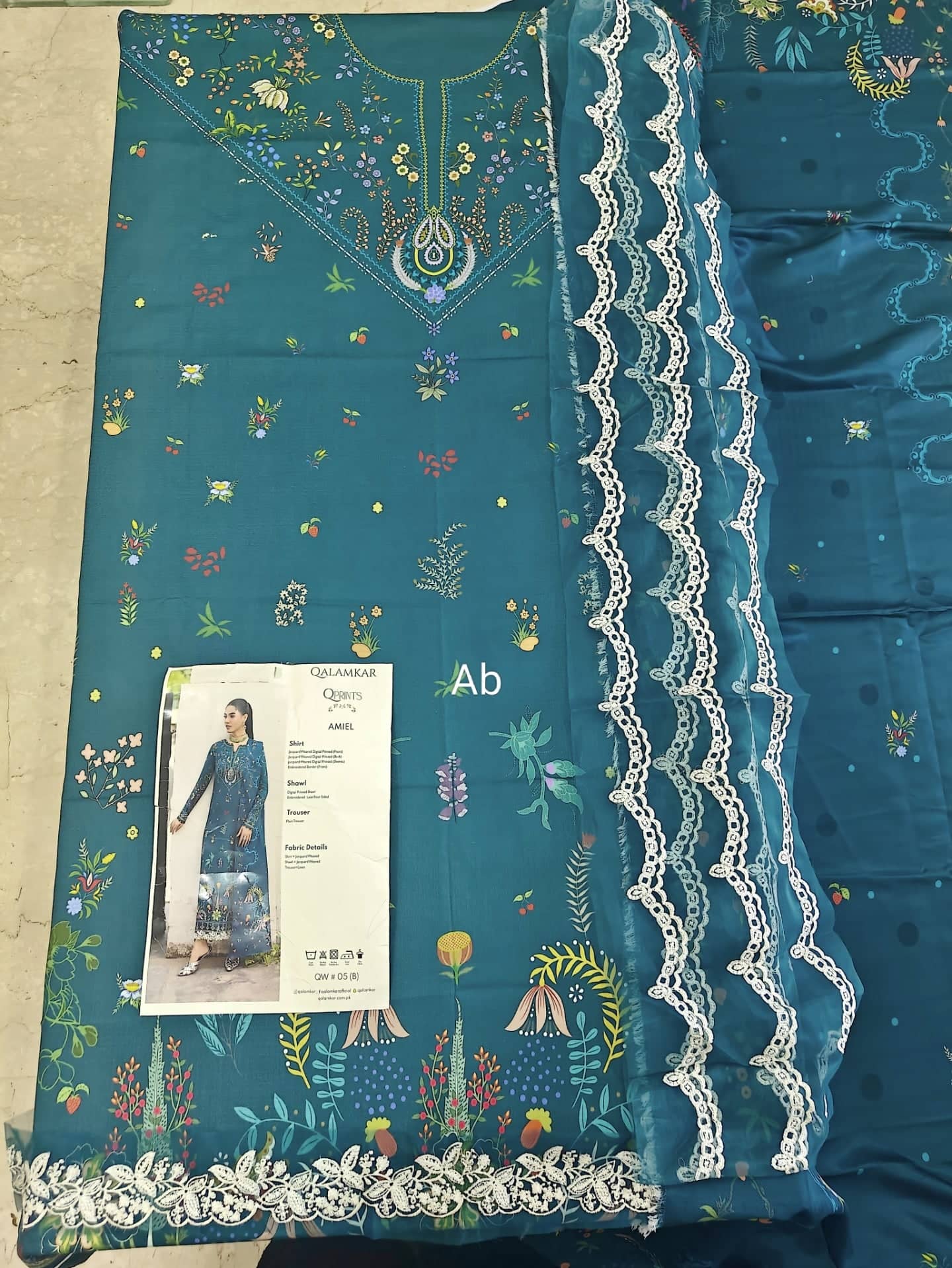 Open Pic/Qalamkar Q Print Fall 25/QW-05 (B) AMIEL