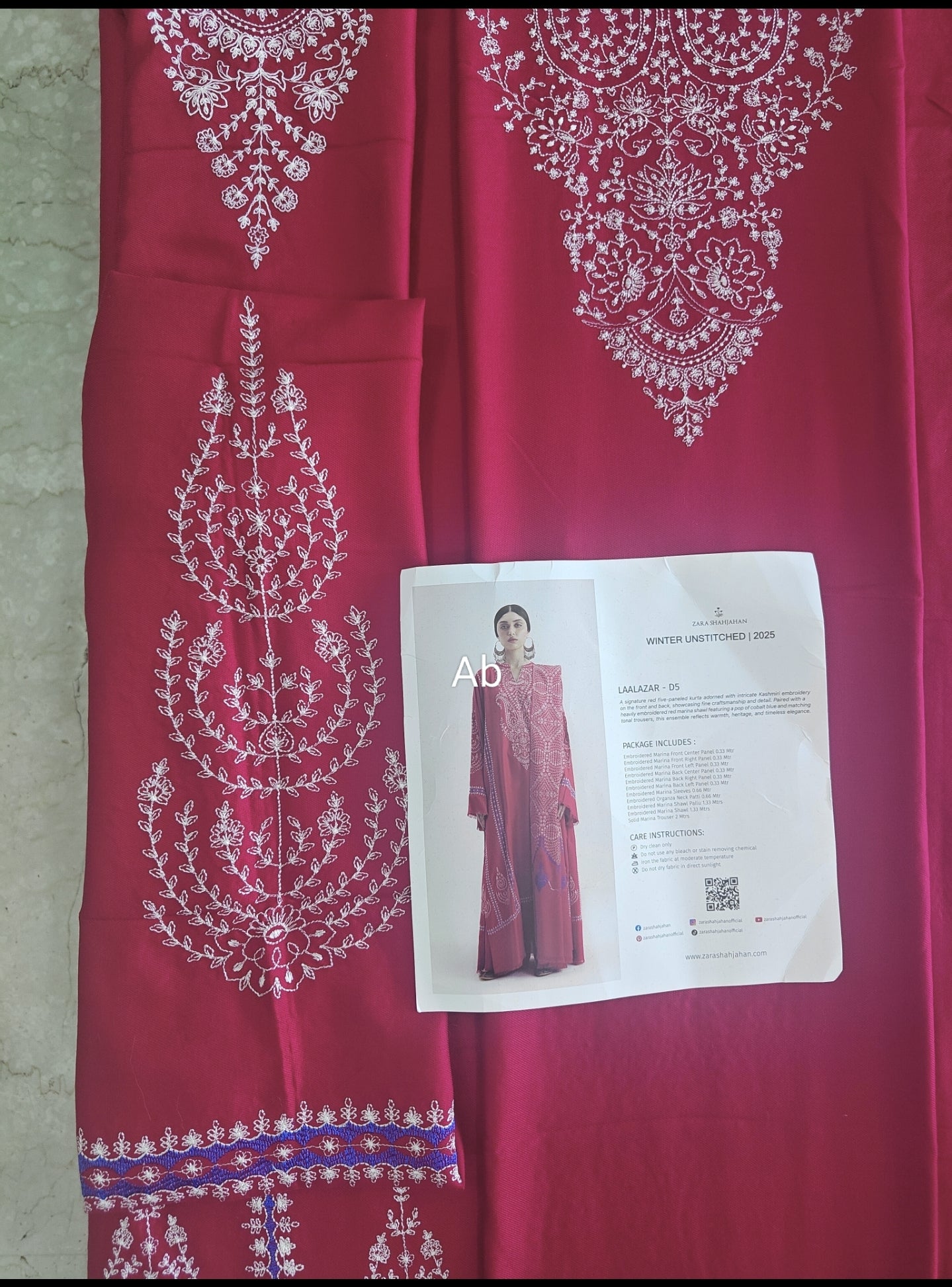 Open Pic/Zara Shahjahan Winter 25/Laalazar