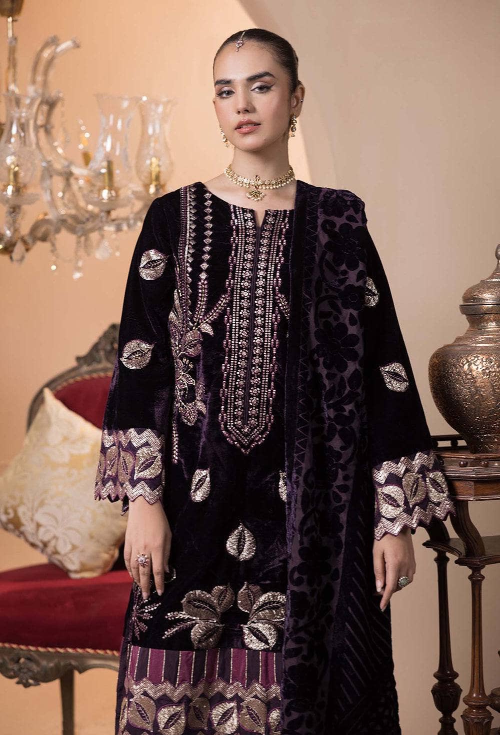 Adans Libas Velvet Palachi Velvet Pakistani Suits Adans Libas Velvet Palachi 24 Vol 1