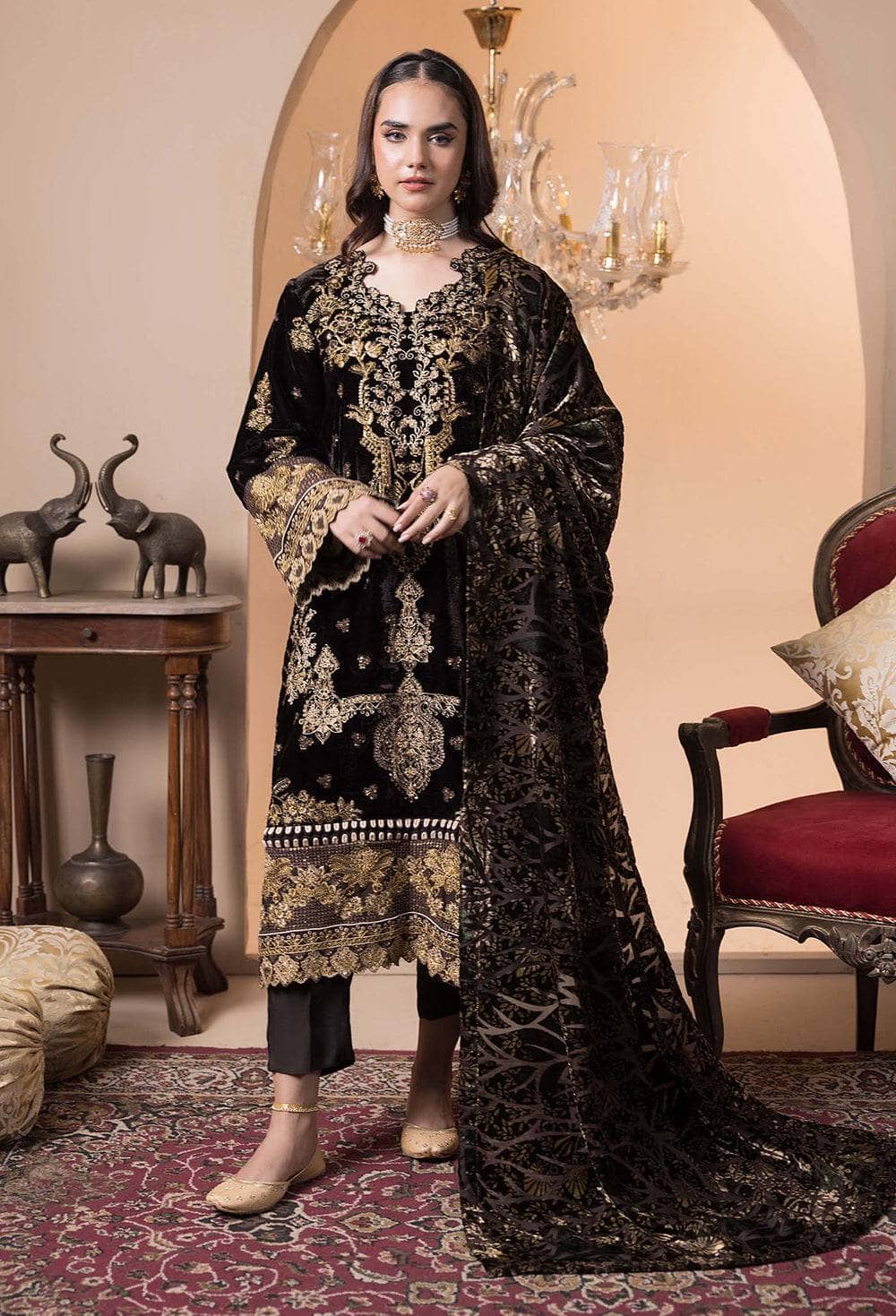 Adans Libas Velvet Palachi Velvet Pakistani Suits Adans Libas Velvet Palachi 24 Vol 1