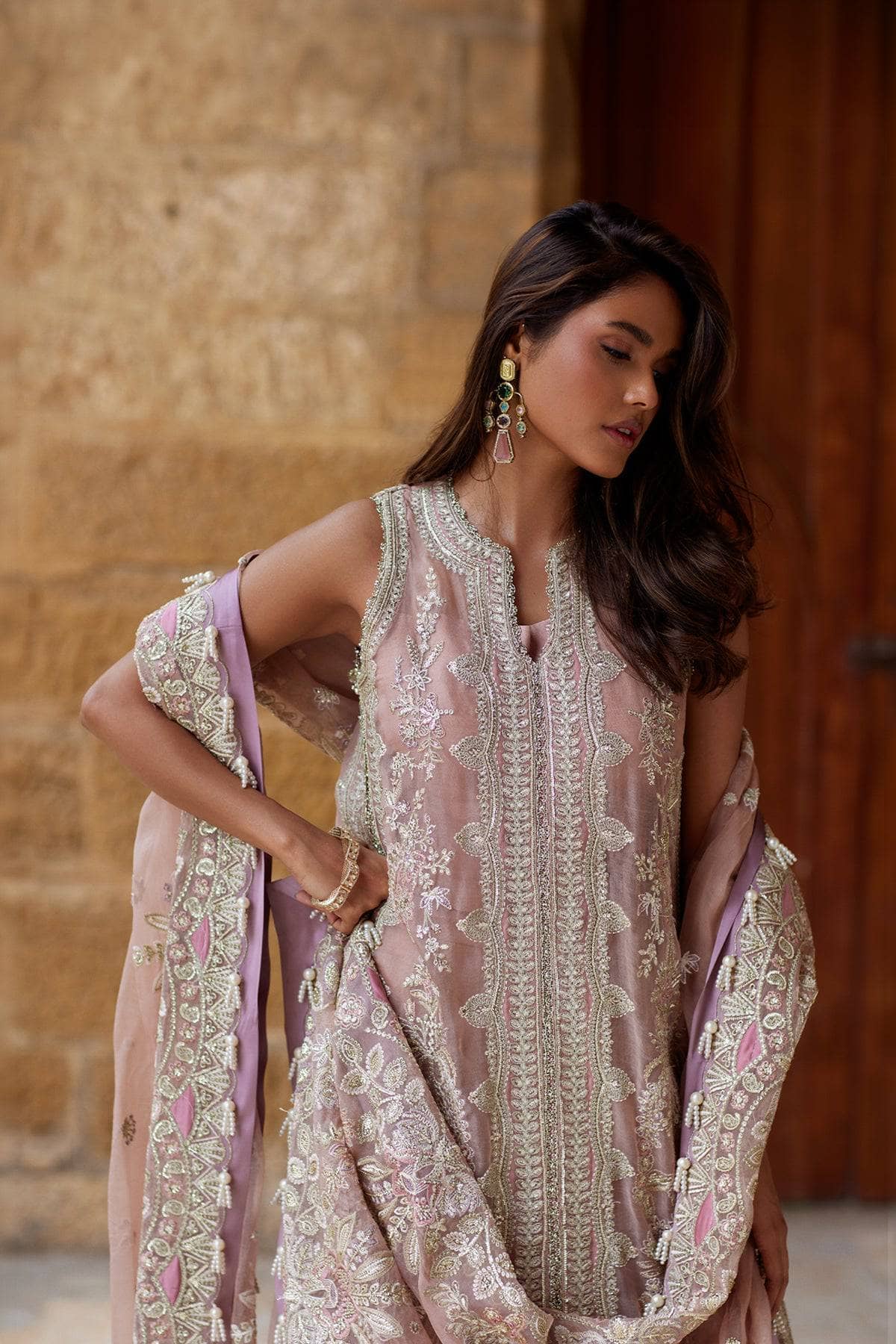 Afrozeh Dastangoi Formals 26/Rang E Dastaan/Blush Pink