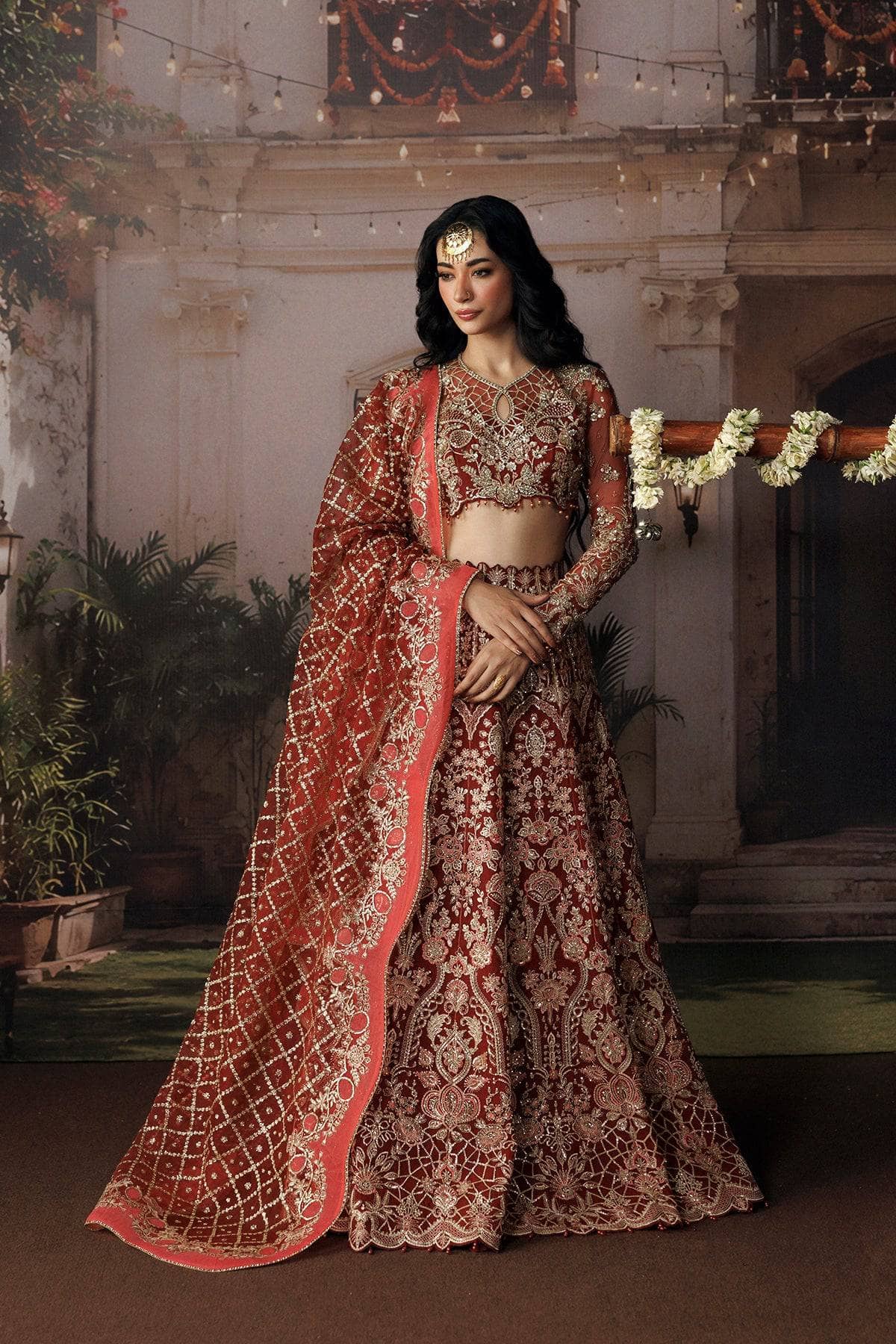 Afrozeh Shehnai Wedding Formals 26/Rukhsan/Red