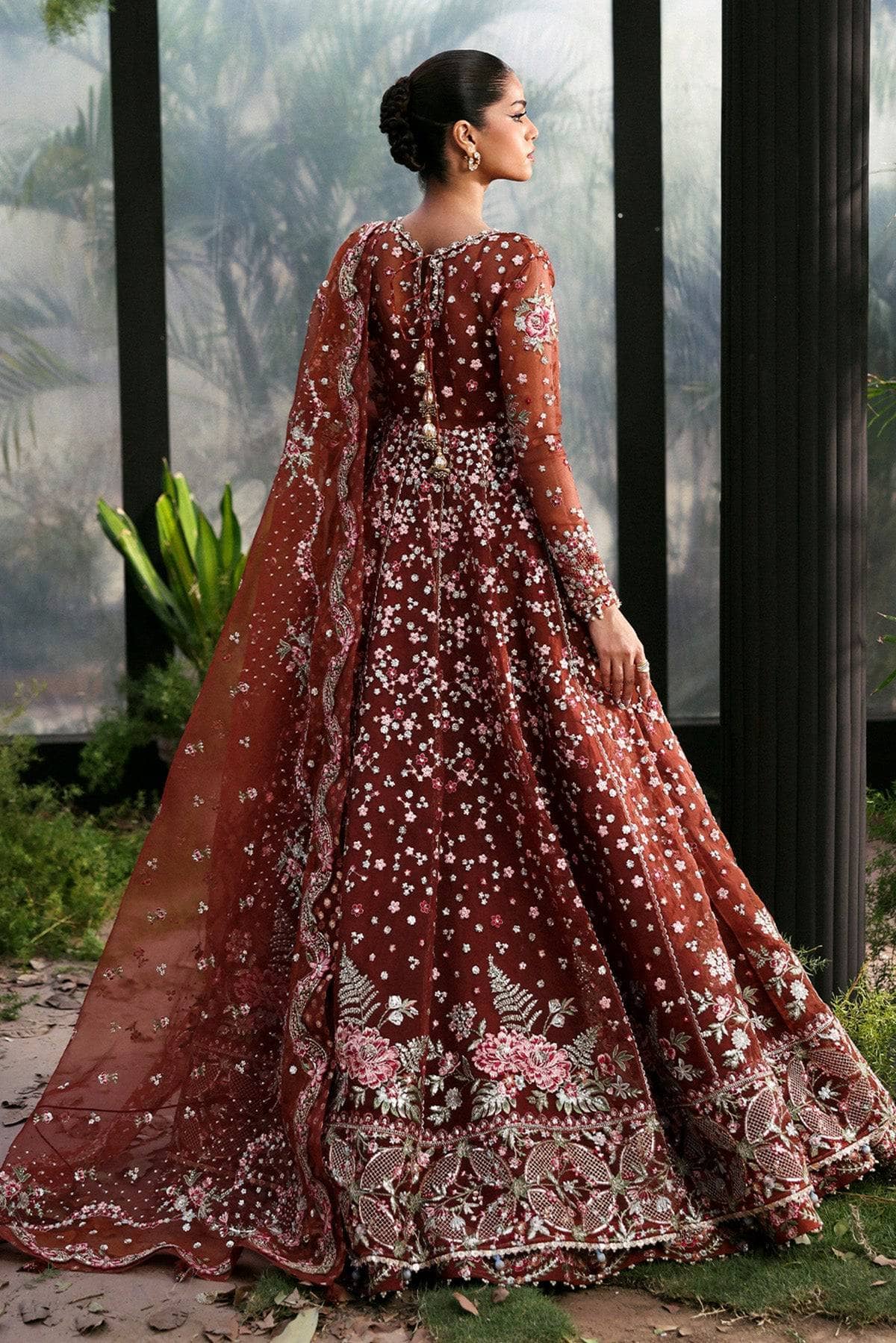 Afrozeh La Fuchsia 25/Shale/02/Rust