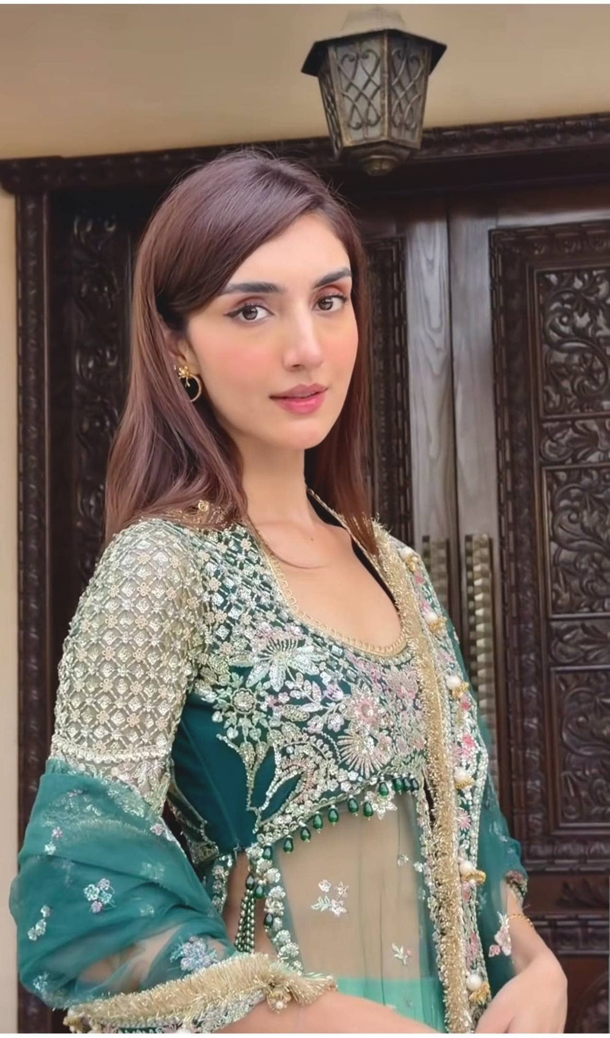 Spotted in Ayzel Afrozeh Luminara 26/Mint Green/Wedding Couture/Amanel/AYZ 172/Koel