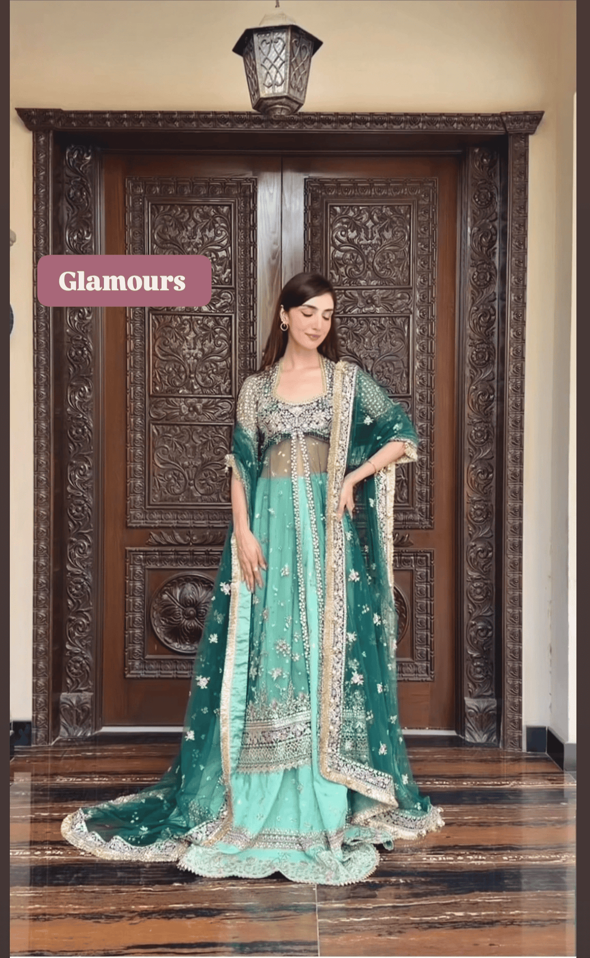 Spotted in Ayzel Afrozeh Luminara 26/Mint Green/Wedding Couture/Amanel/AYZ 172/Koel