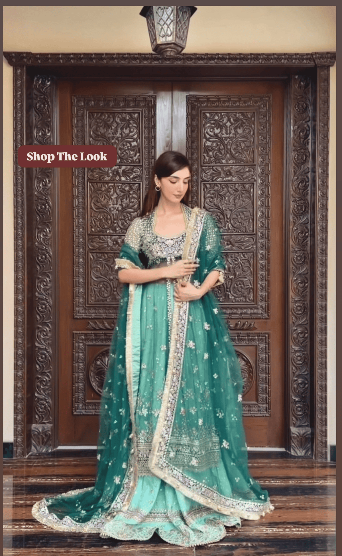 Spotted in Ayzel Afrozeh Luminara 26/Mint Green/Wedding Couture/Amanel/AYZ 172/Koel