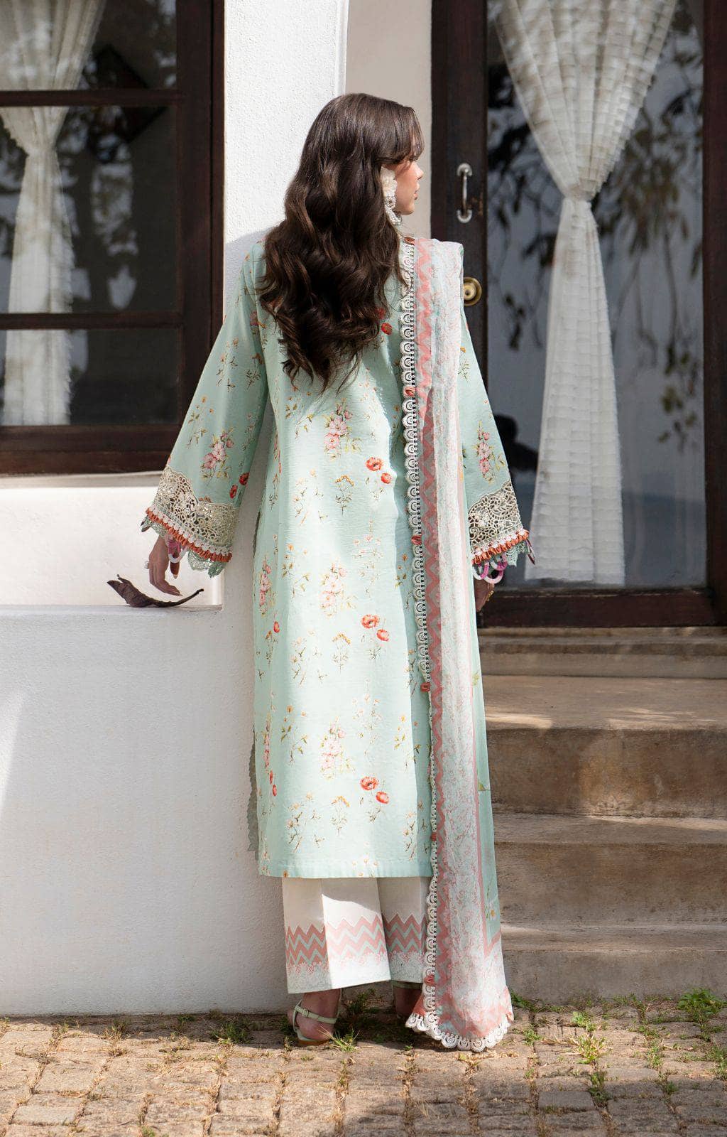 Ajr Couture Printkari/Aqua