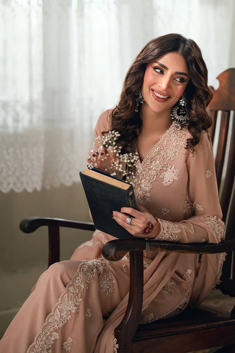 Restocked/Azure Festive Eid Collection/Luxury Formals/Cosmic Blush/Tea Pink