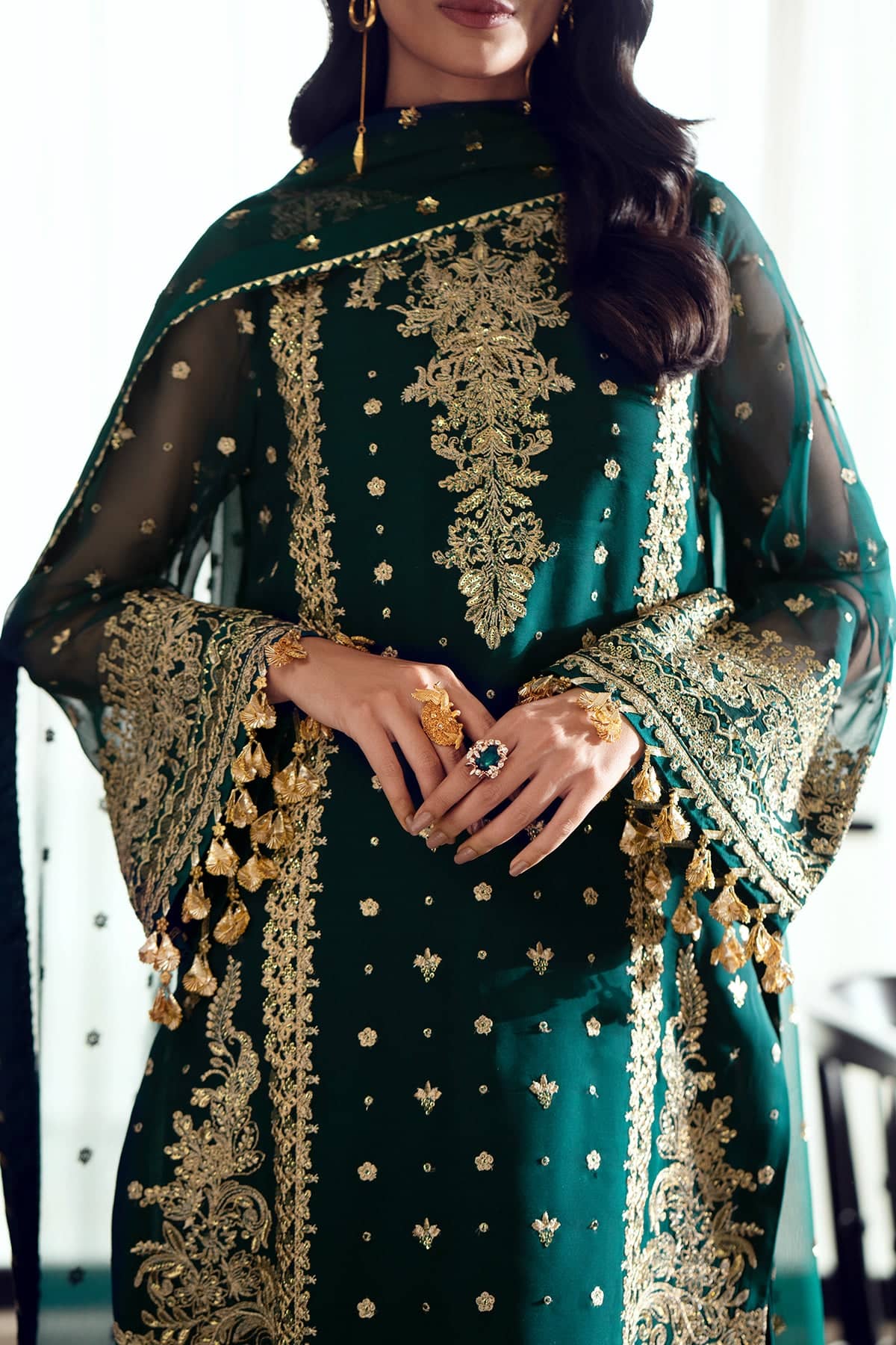 Baroque Exclusive Wedding Edition 26/EMBROIDERED CHIFFON UF-505