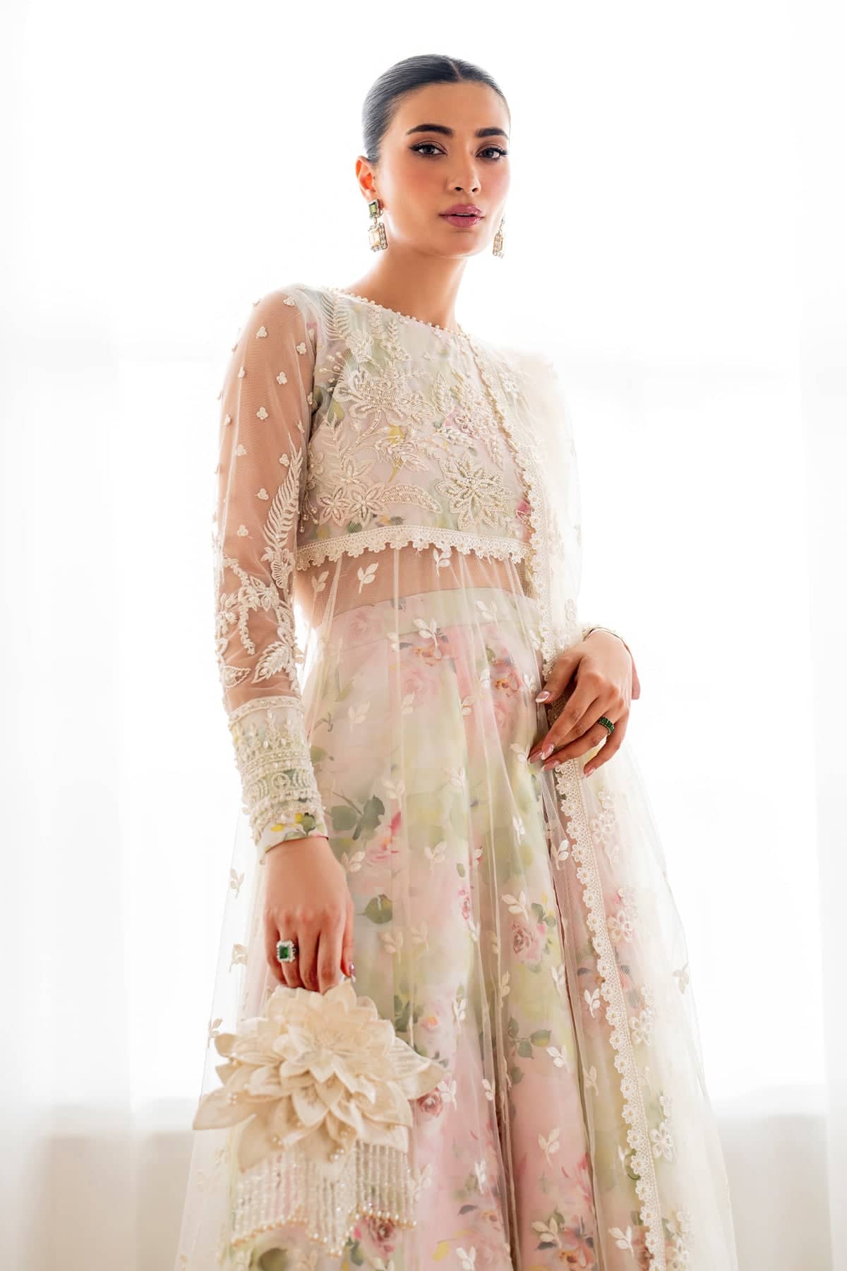 Baroque Exclusive Wedding Edition 26/EMBROIDERED NET UF-686