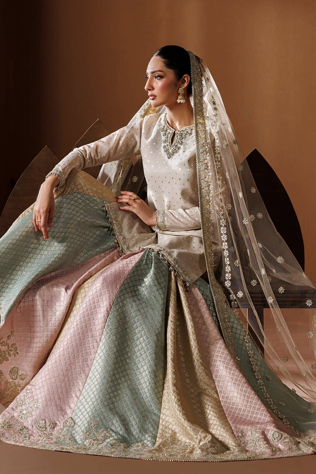 Baroque Exclusive Wedding Edition 26/EMBROIDERED ZARRI CHIFFON UF-4435