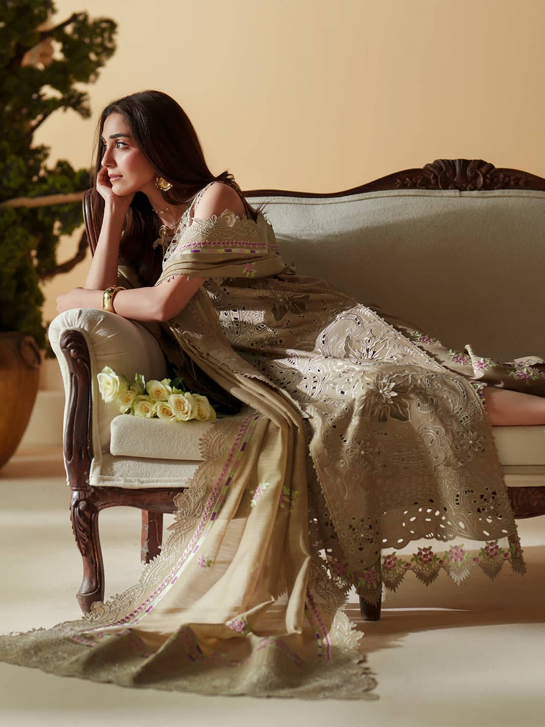 Bin Ilyas Mashriq Luxury Lawn/113-A