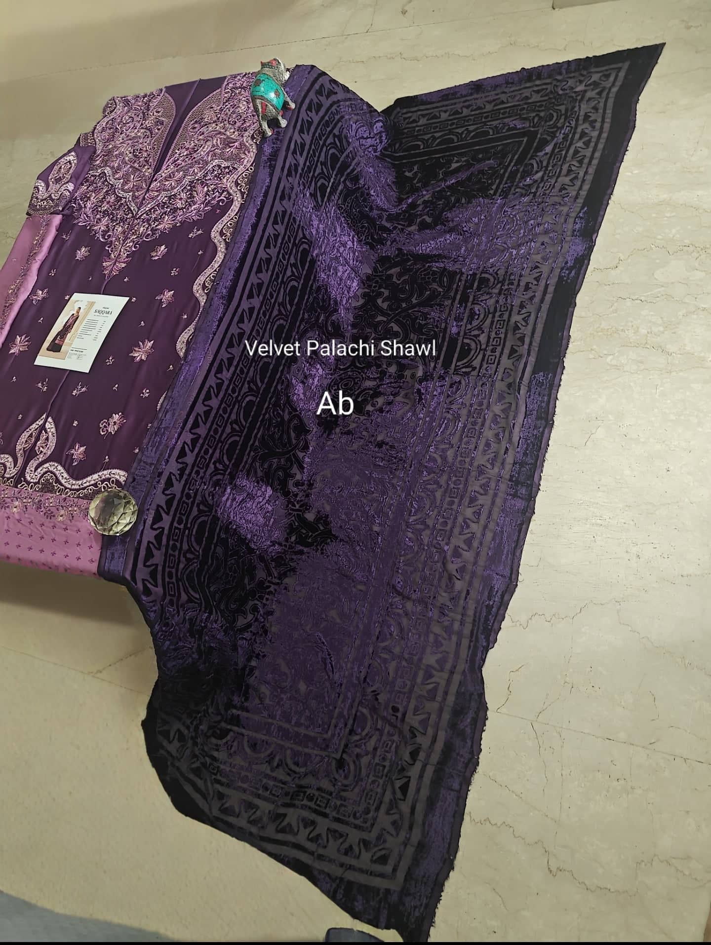 Bin Ilyas Saqqara open pics Open Pic/Bin ilyas Saqqara/Velvet Palachi Shawl Collection