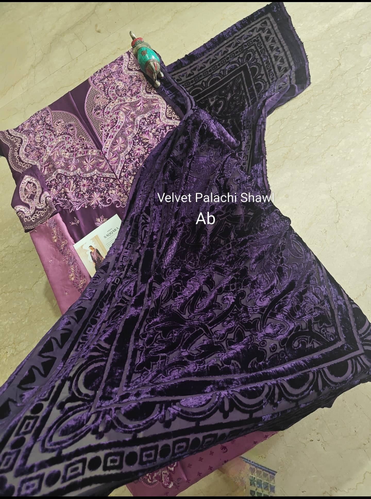 Bin Ilyas Saqqara open pics Open Pic/Bin ilyas Saqqara/Velvet Palachi Shawl Collection