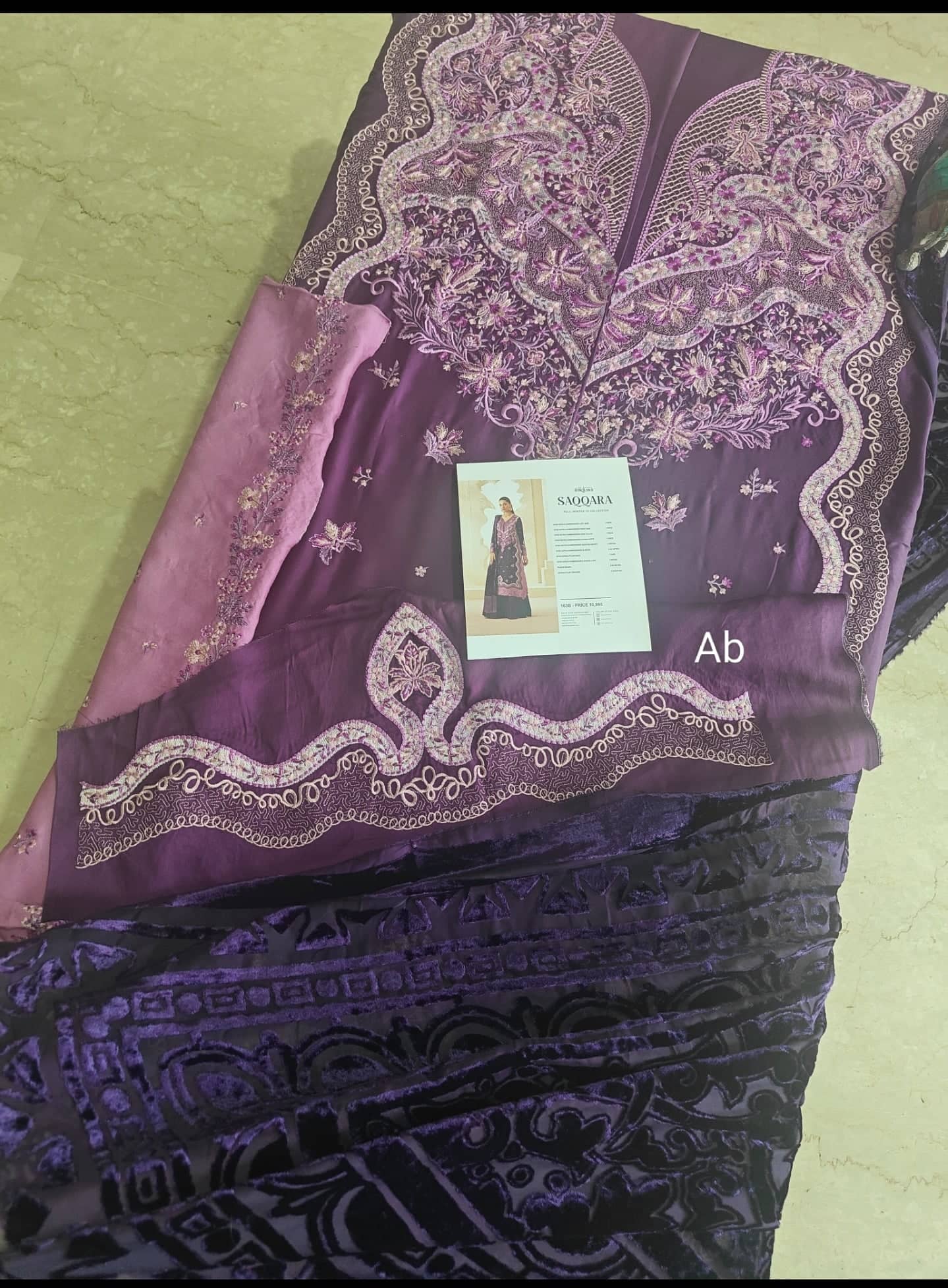 Bin Ilyas Saqqara open pics Open Pic/Bin ilyas Saqqara/Velvet Palachi Shawl Collection