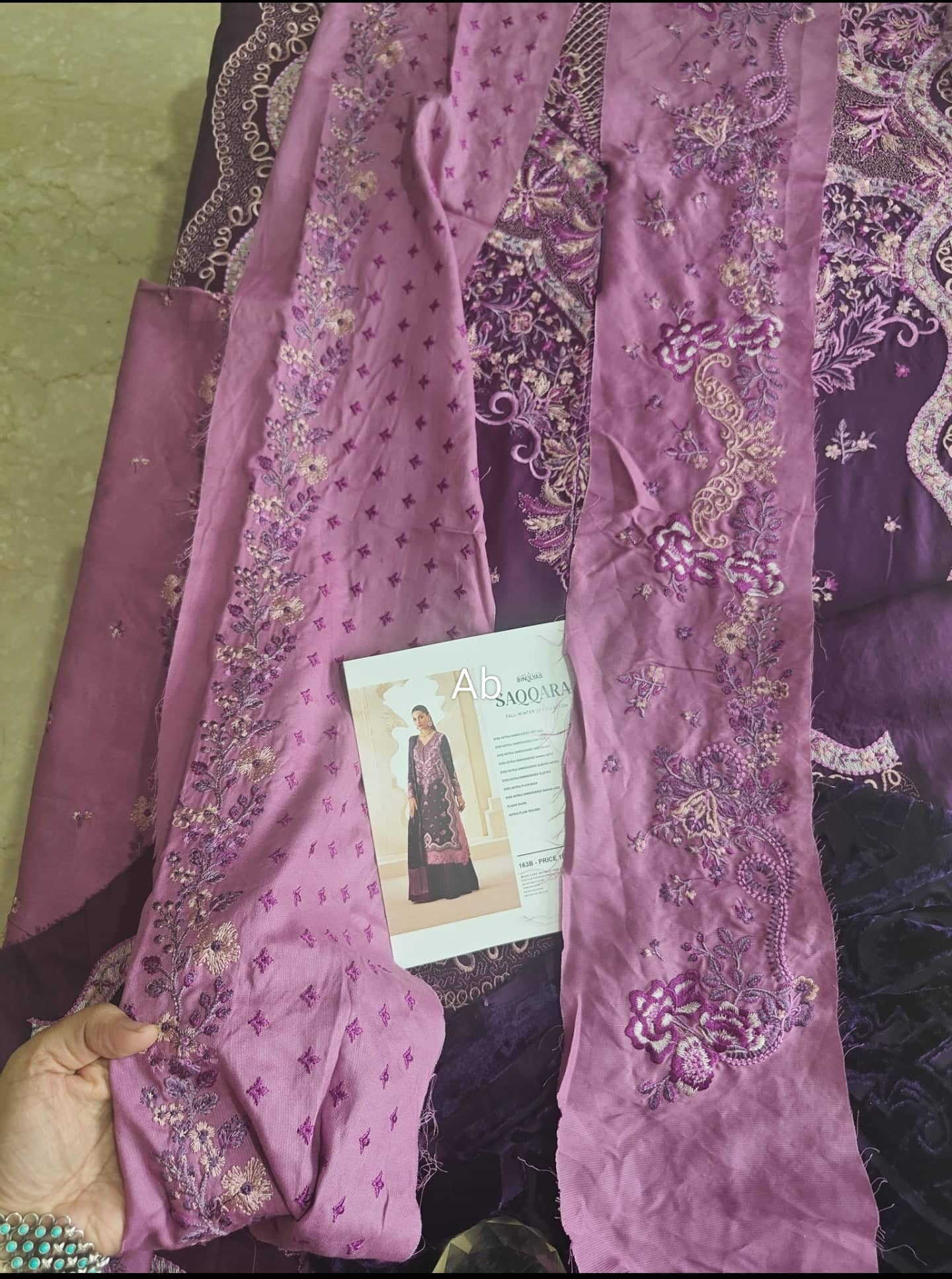 Bin Ilyas Saqqara open pics Open Pic/Bin ilyas Saqqara/Velvet Palachi Shawl Collection