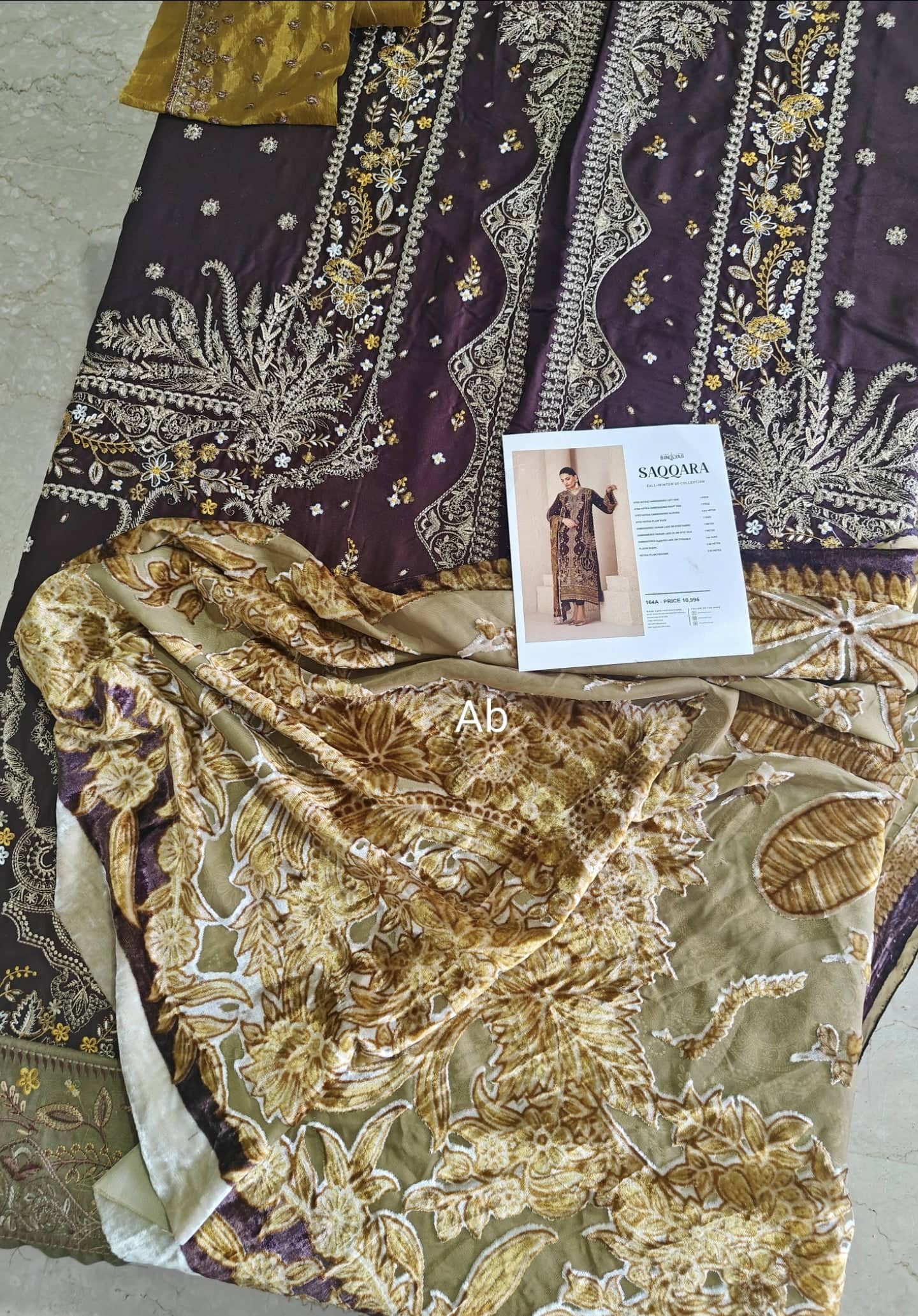 Open Pic/Bin ilyas Saqqara/Velvet Palachi Shawl Collection