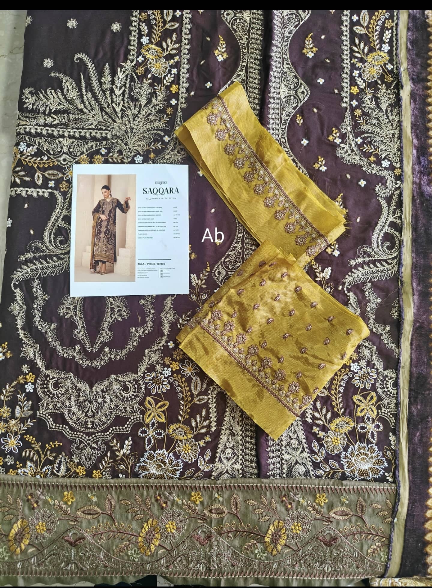 Open Pic/Bin ilyas Saqqara/Velvet Palachi Shawl Collection