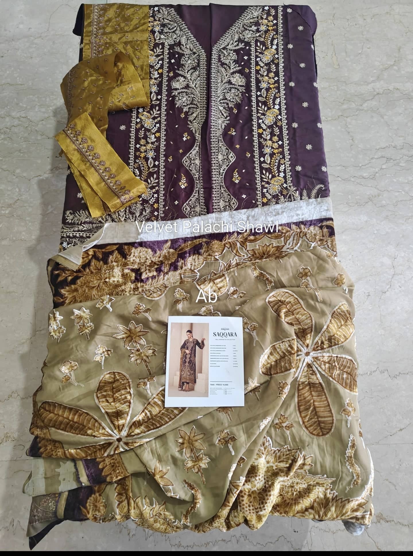 Open Pic/Bin ilyas Saqqara/Velvet Palachi Shawl Collection