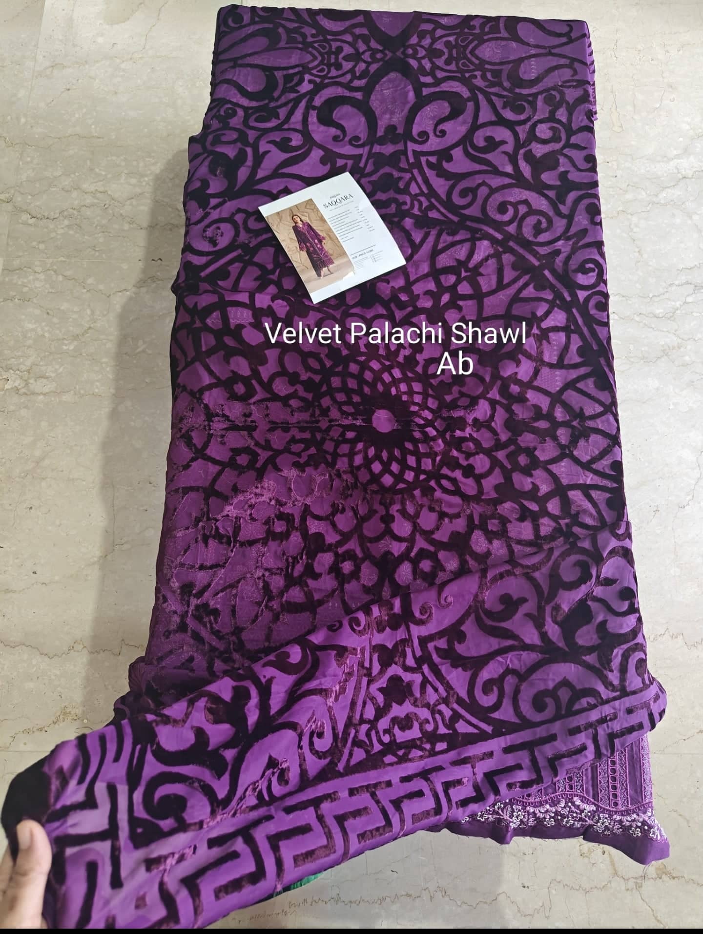 Open Pic/Bin ilyas Saqqara/Velvet Palachi Shawl Collection