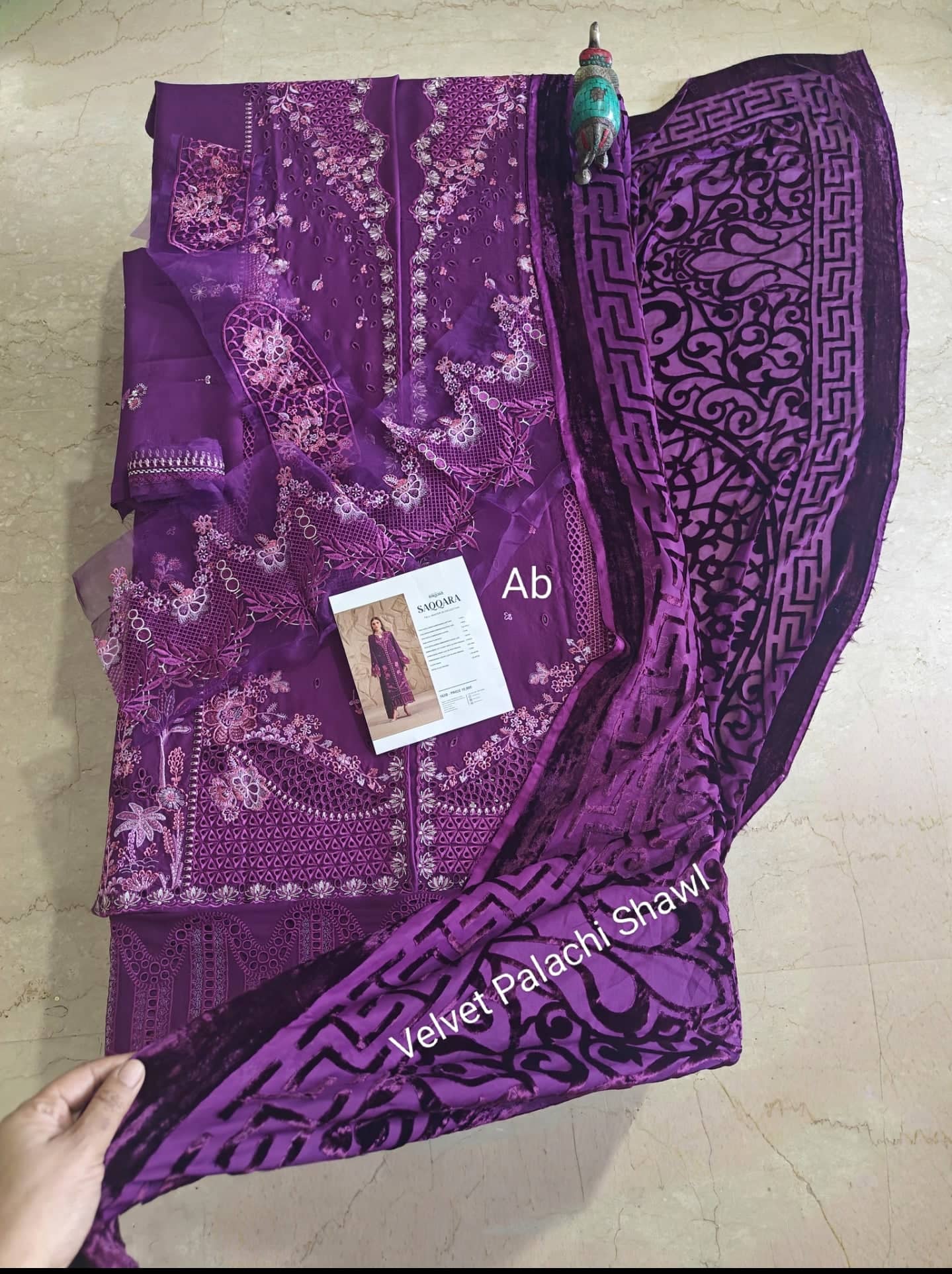 Open Pic/Bin ilyas Saqqara/Velvet Palachi Shawl Collection