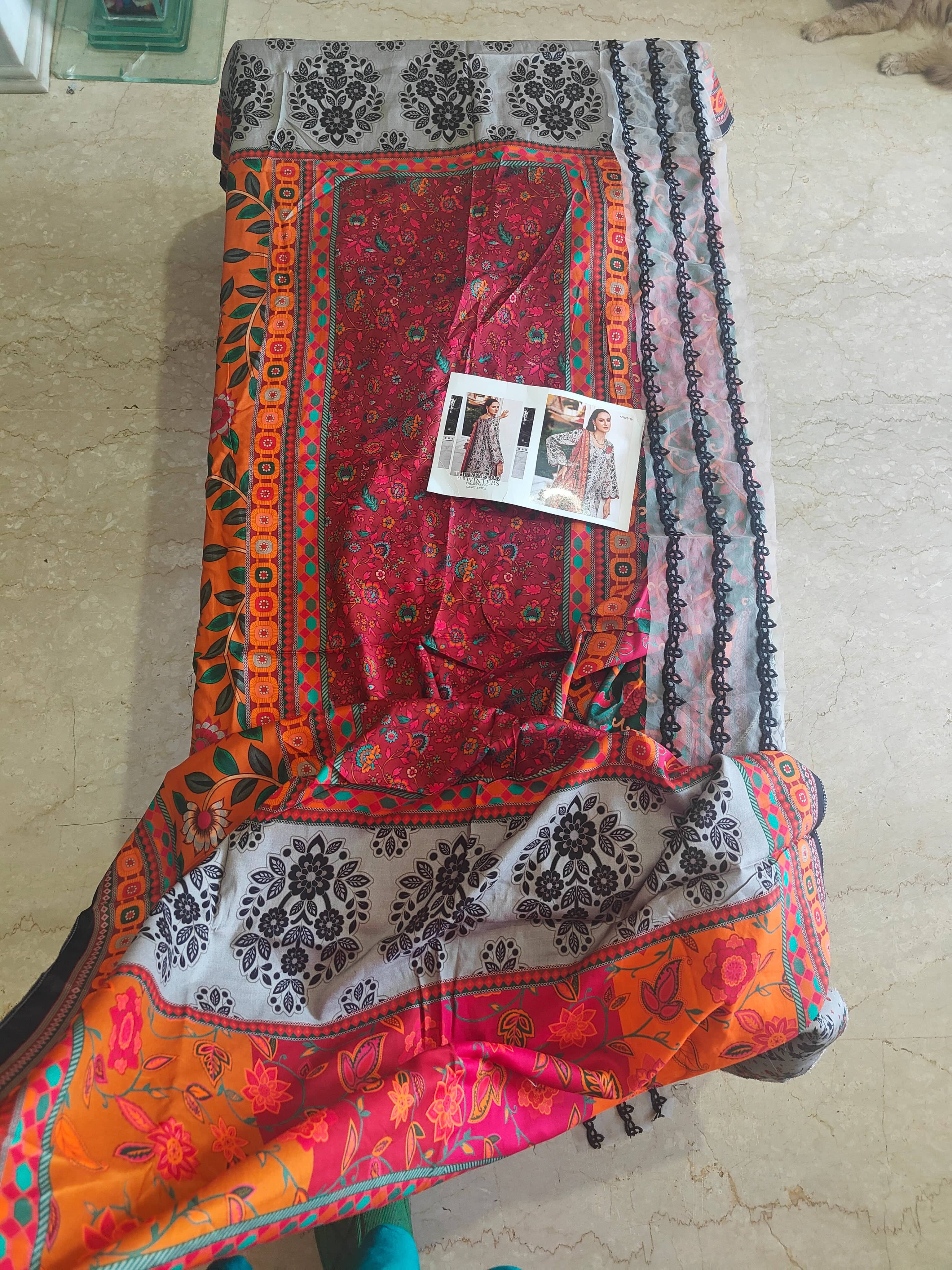 Charizma Aniiq open pics Open Pic/Charizma Aniiq 2/Embroideried Linen Shawls/ANW6-19