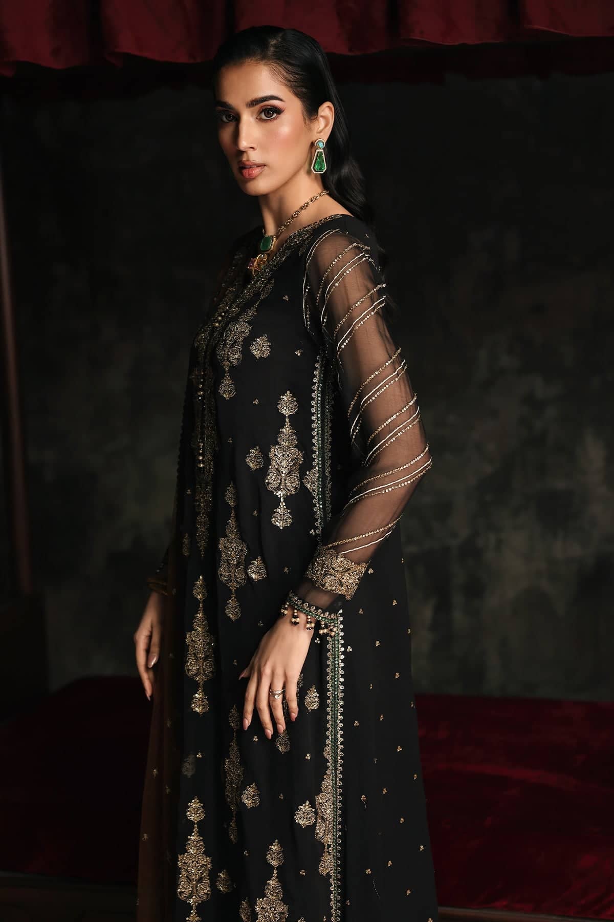 Charizma Aura Chiffon Pakistani Suit Charizma Aura Luxury Chiffons/CA26-02
