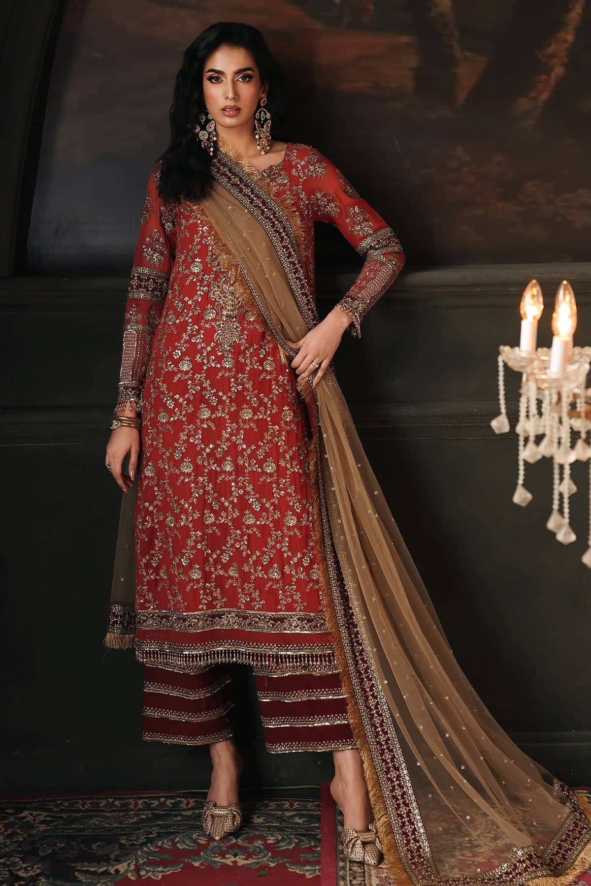 Charizma Aura Chiffon Pakistani Suit Charizma Aura Luxury Chiffons/CA26-03