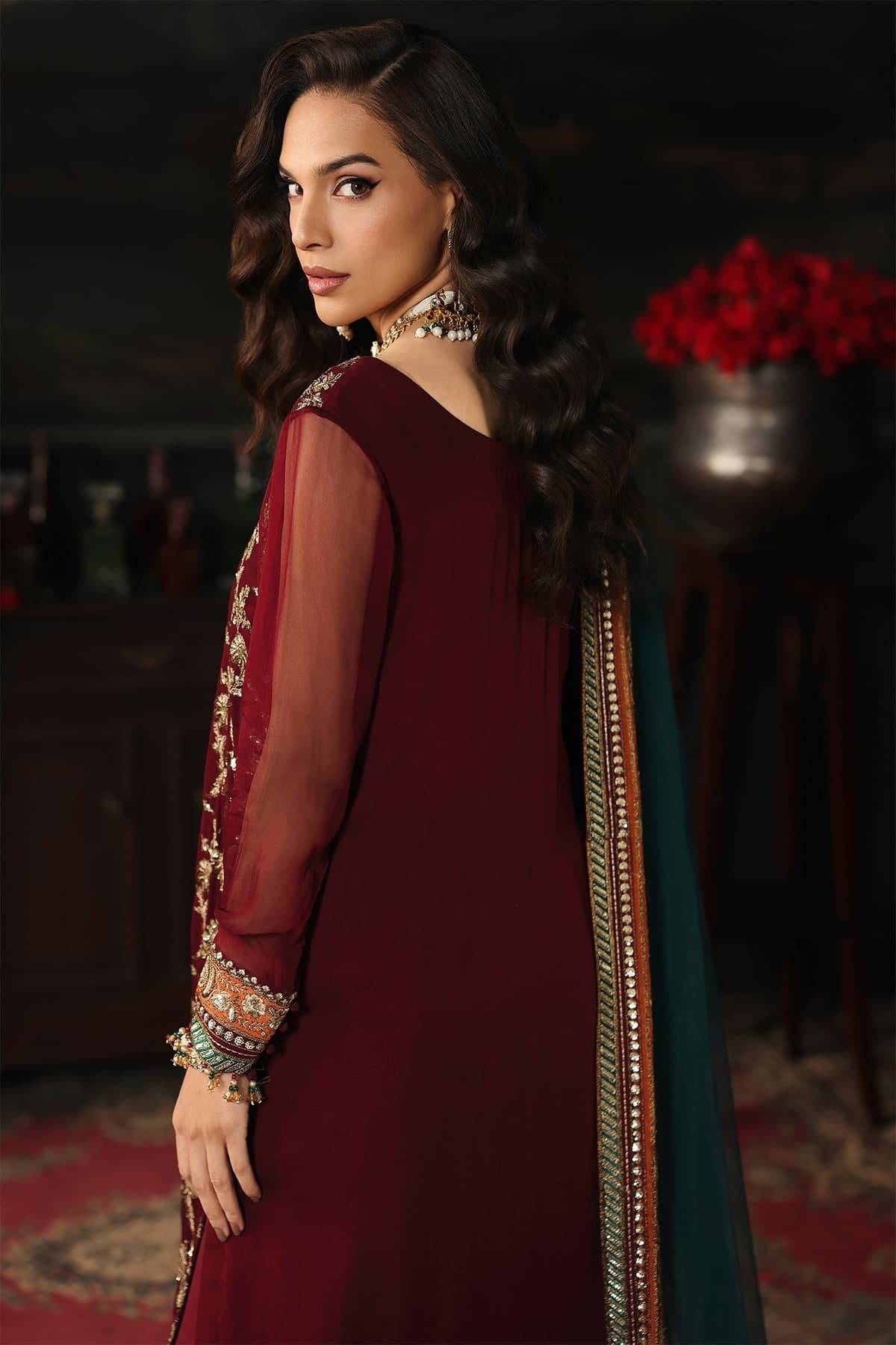 Charizma Aura Chiffon Pakistani Suit Charizma Aura Luxury Chiffons/CA26-05