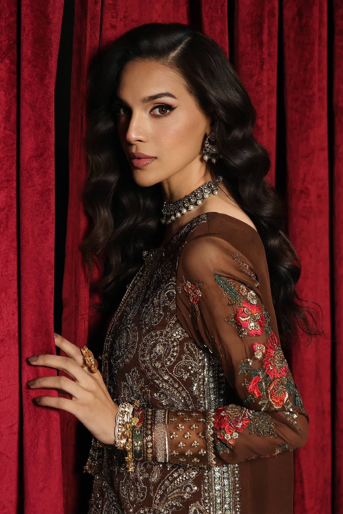 Charizma Aura Chiffon Pakistani Suit Charizma Aura Luxury Chiffons/CA26-07