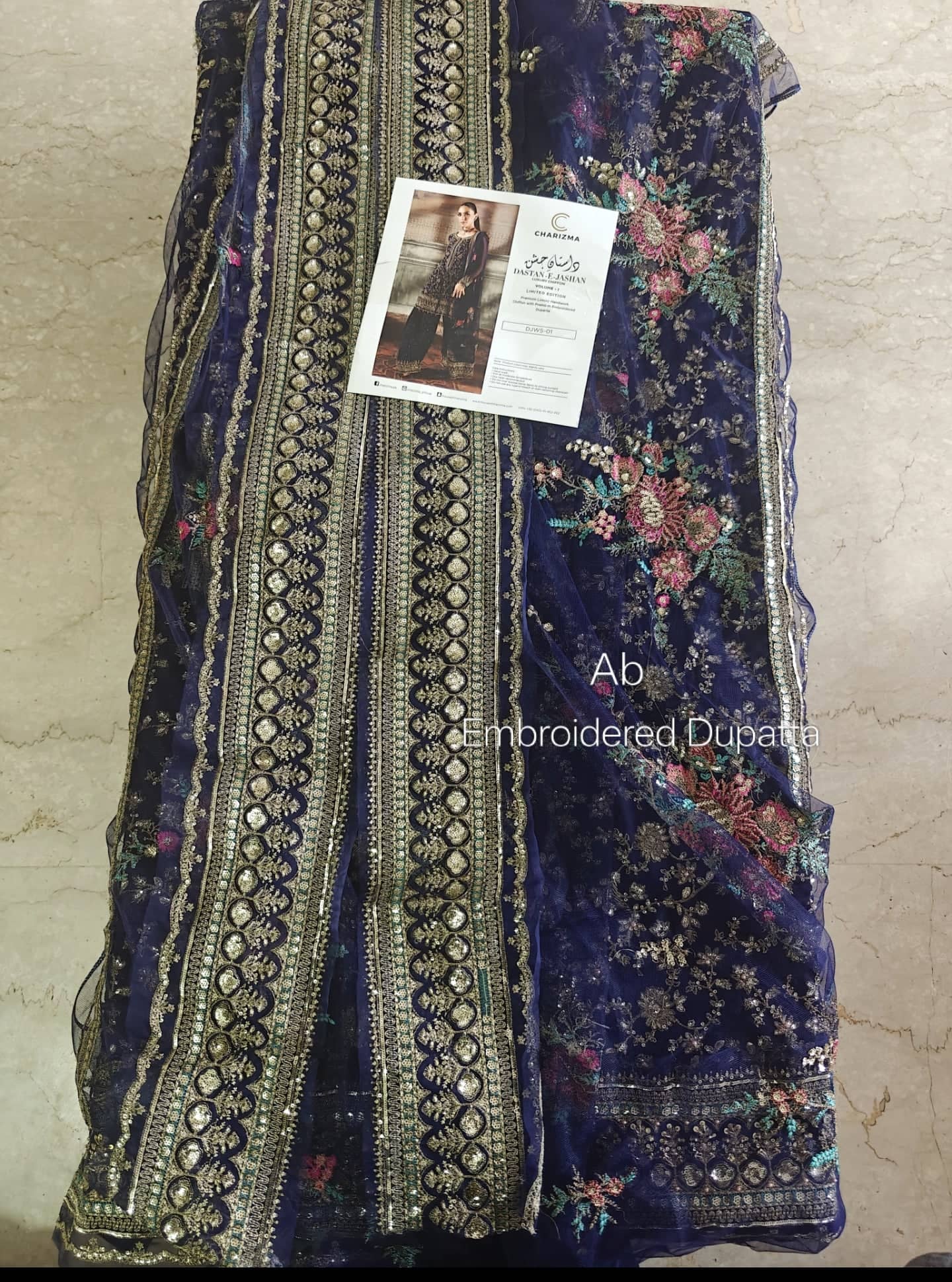 Charizma Dastaan E jashan Chiffon open pics Open Pic/Charizma Dastaan E Jashan 25/Vol 2/DJW5-01