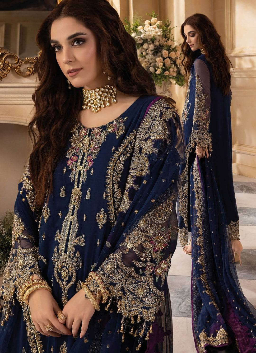 Charizma Dastaan E Jashan Chiffon Pakistani Suit Restocked/Charizma Dastaan E Jashan 24/01