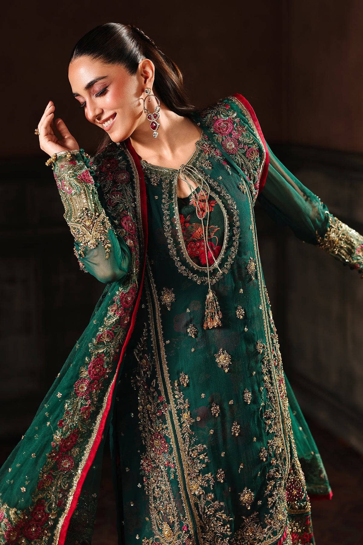 Charizma Dastaan E Jashan Chiffon Pakistani Suit Restocked/Charizma Dastaan E Jashan 25/Vol 2/DJW5-06