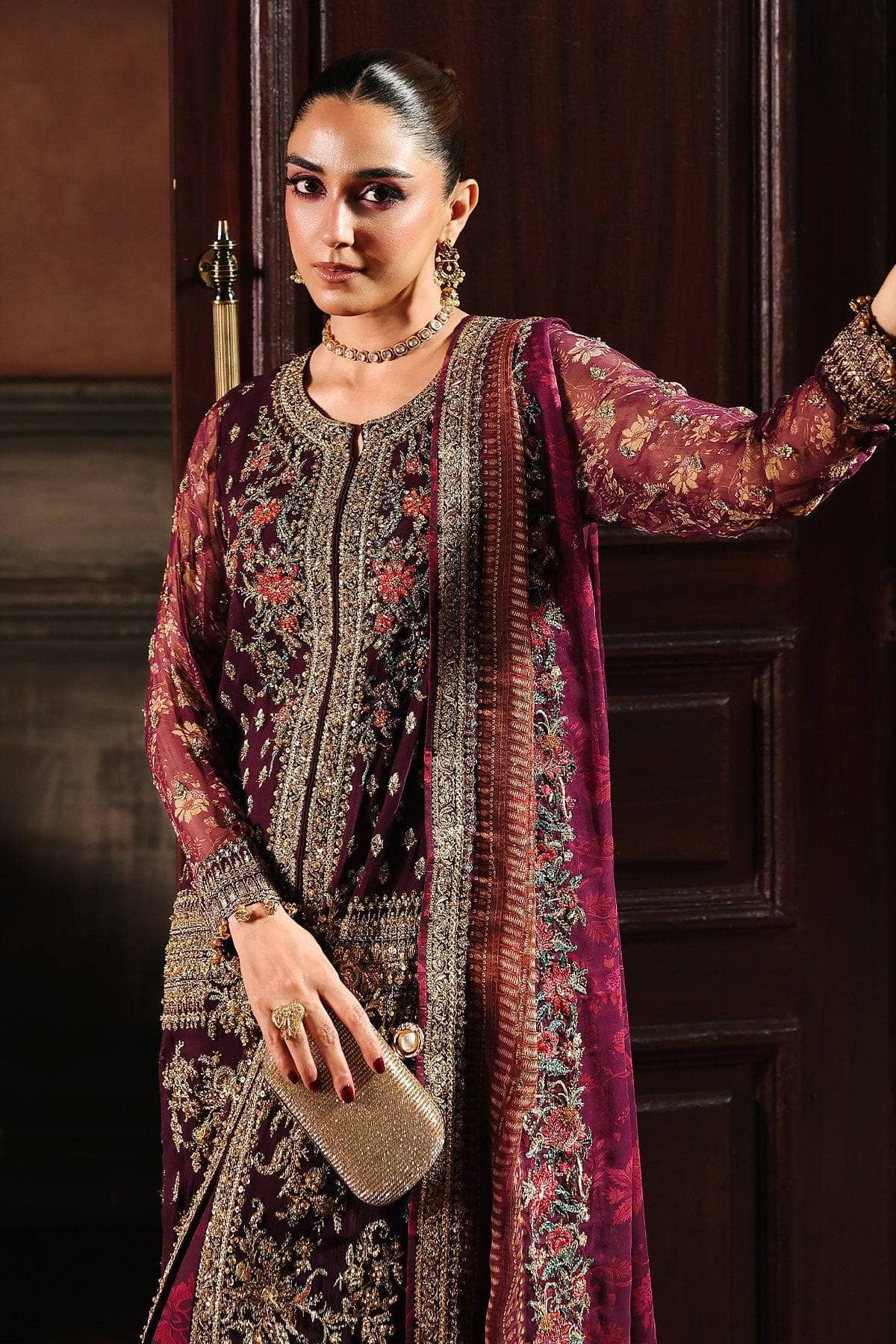 Charizma Dastaan E Jashan Chiffon Pakistani Suit Restocked/Charizma Dastaan E Jashan 25/Vol 2/DJW5-07