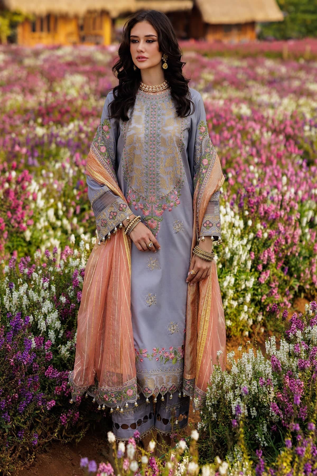 Charizma Festive Eid Collection/Grey/CZ5-05