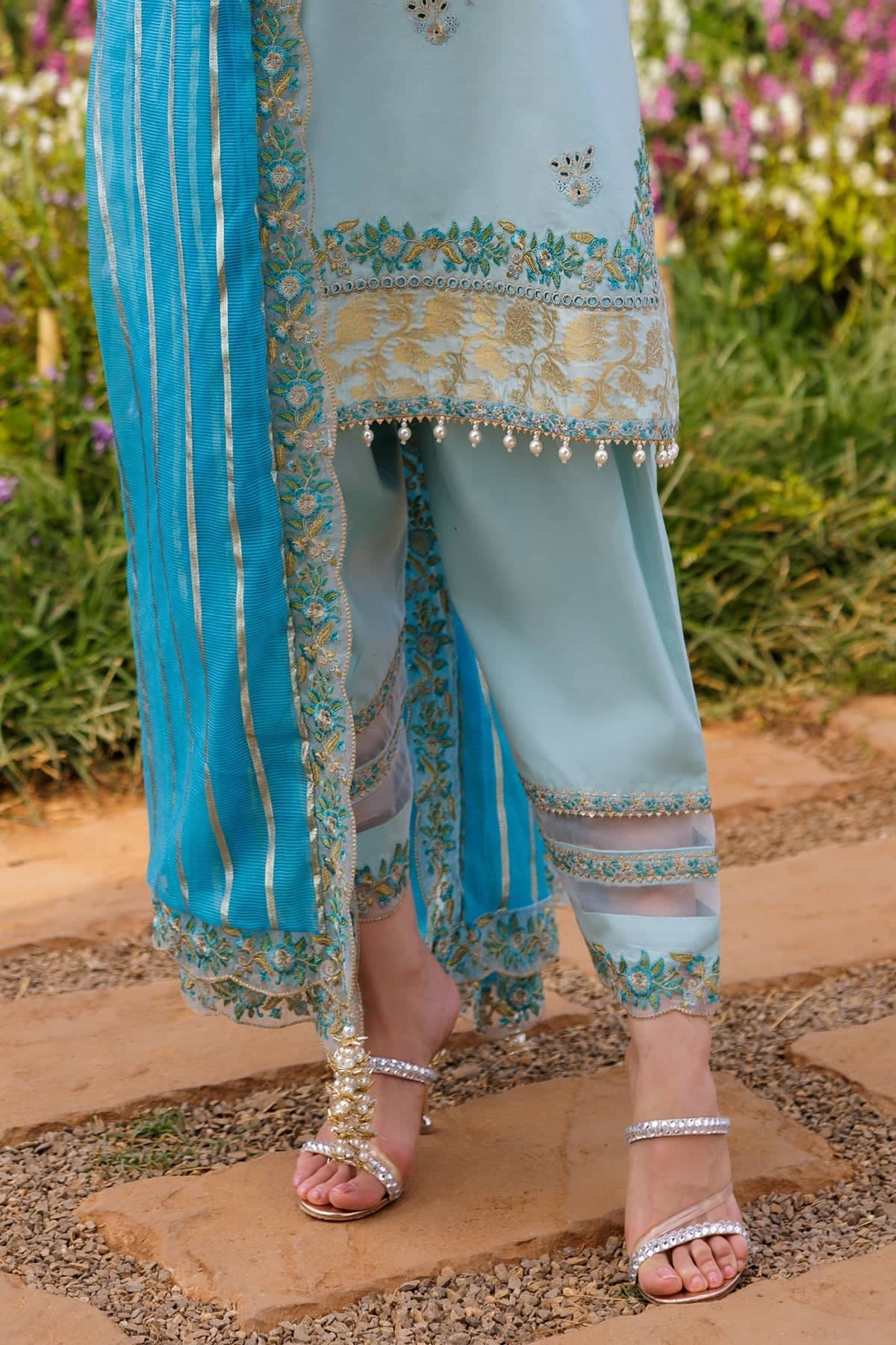 Charizma Festive Eid Collection/Sky Blue/CZ5-02