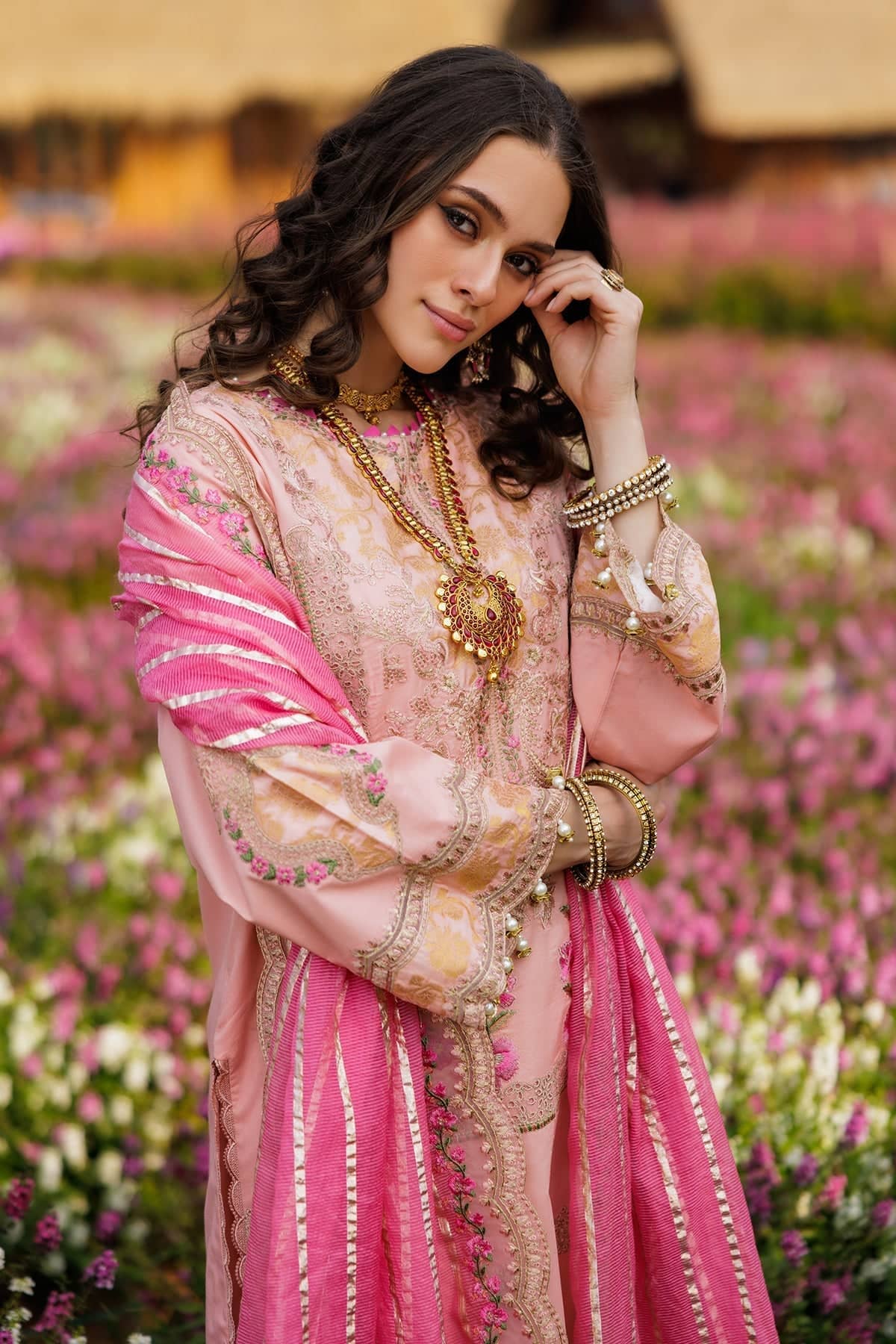 Restocked/Charizma Festive Eid Collection/T Pink /CZ5-0 1