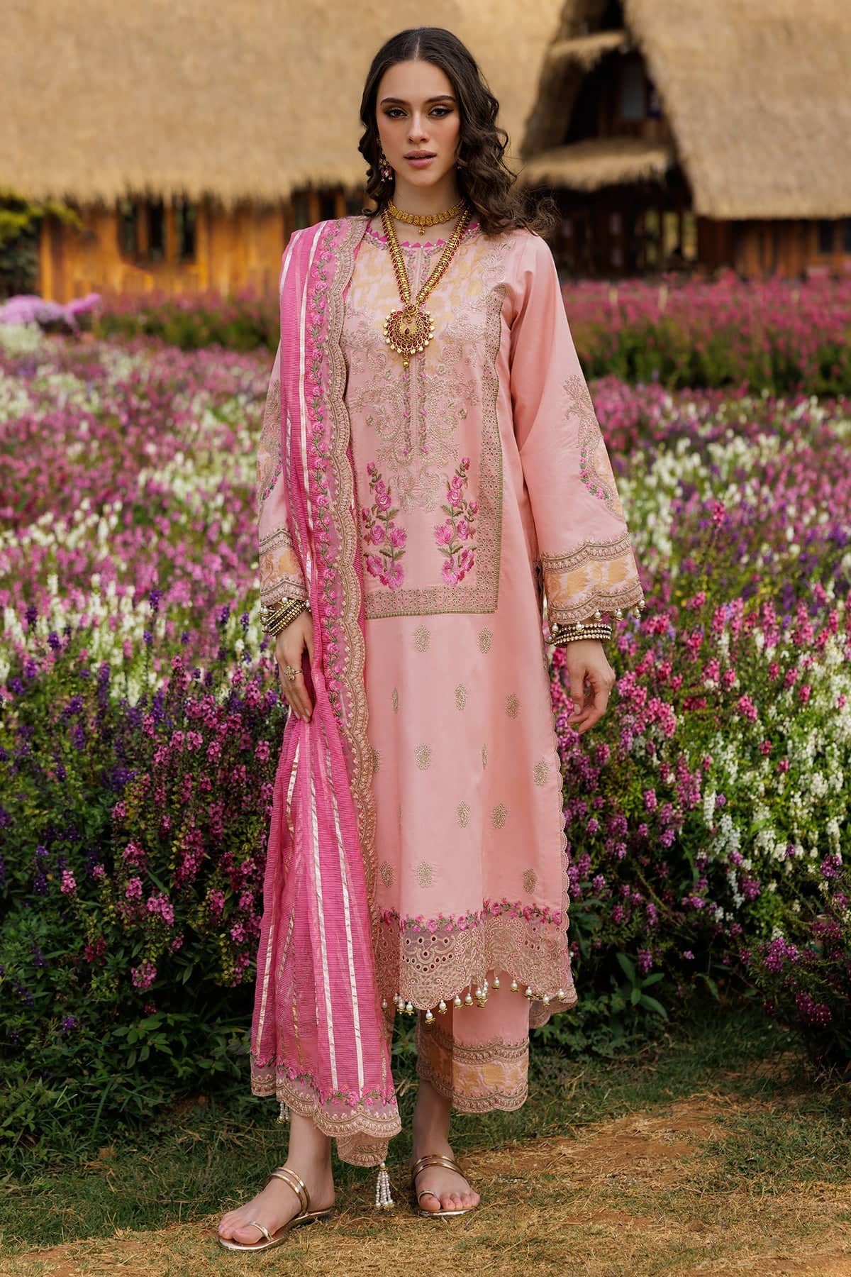 Restocked/Charizma Festive Eid Collection/T Pink /CZ5-0 1
