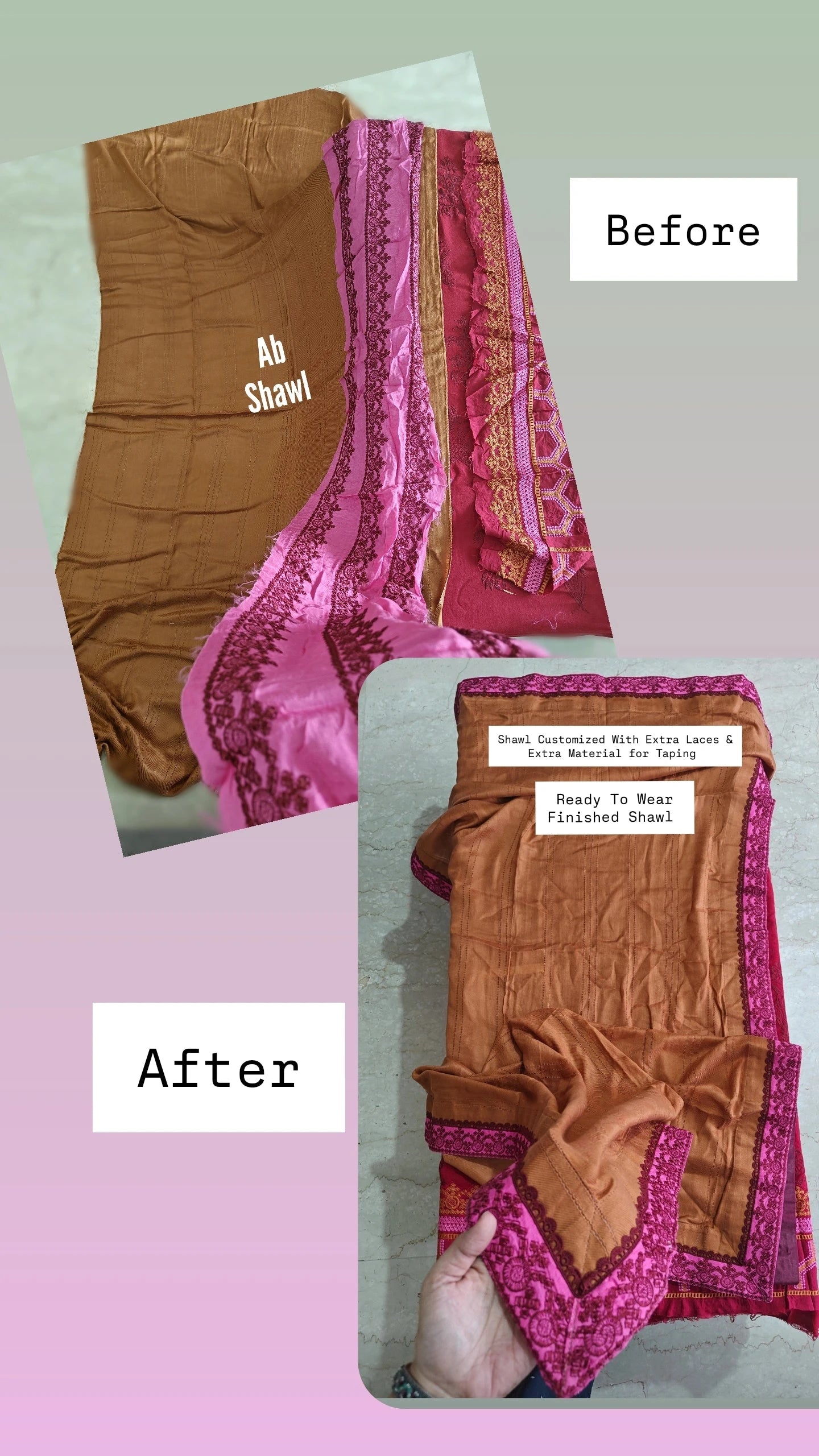 Semi Stitched/Open Pic/Charizma Poshima Leather Peach/PS 01
