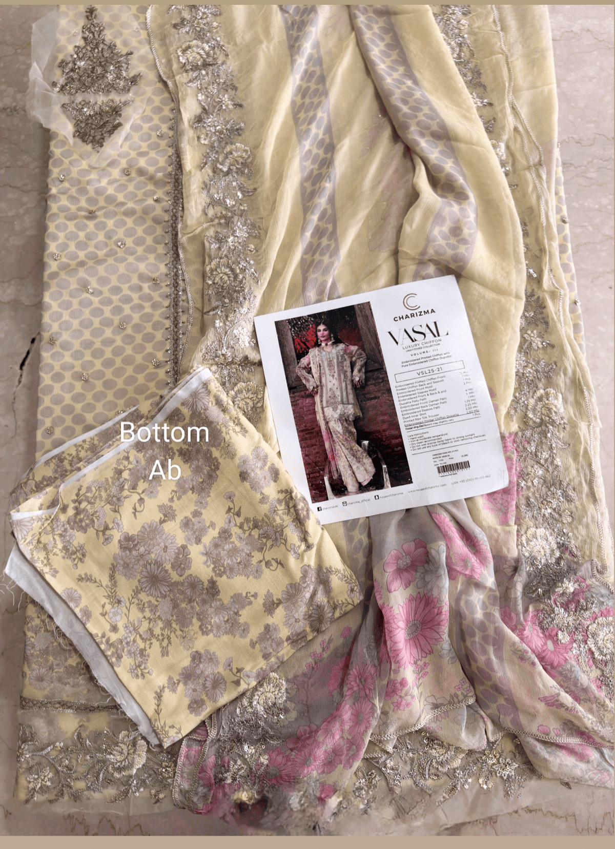 Open Pic/Sale‼️Charizma Vasal Chiffon/Vol 5/VSL25-21