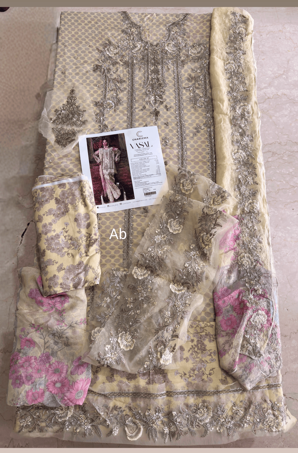 Open Pic/Sale‼️Charizma Vasal Chiffon/Vol 5/VSL25-21