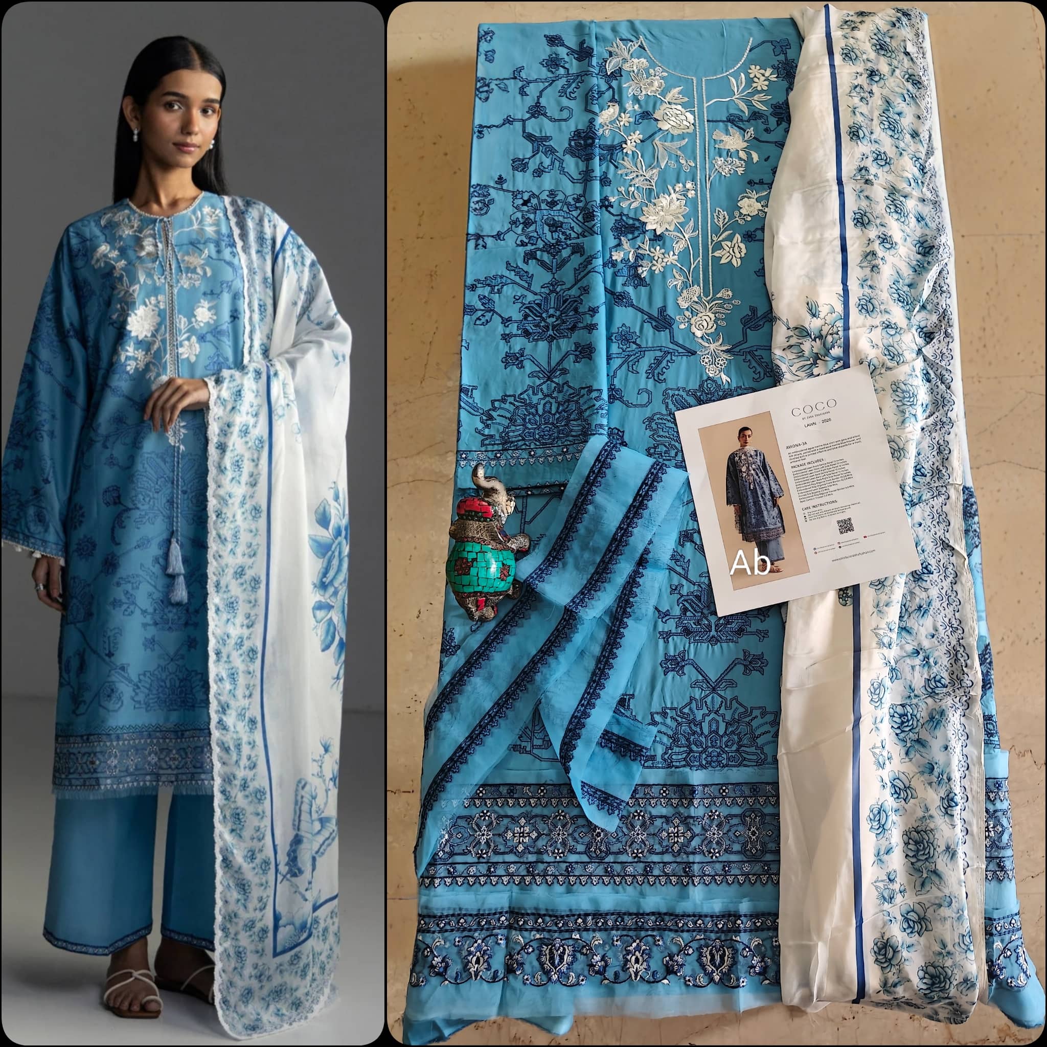Open Pic/Zara Shahjahan Coco Lawn 26/Aviona 3A