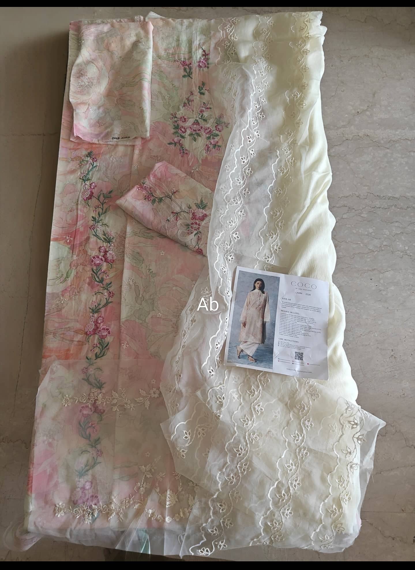 Open Pic/Zara Shahjahan Coco Lawn 26/Aira-6B