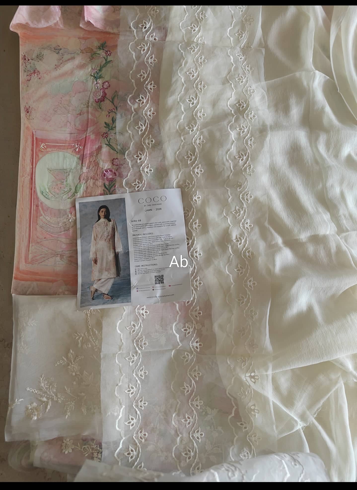 Open Pic/Zara Shahjahan Coco Lawn 26/Aira-6B