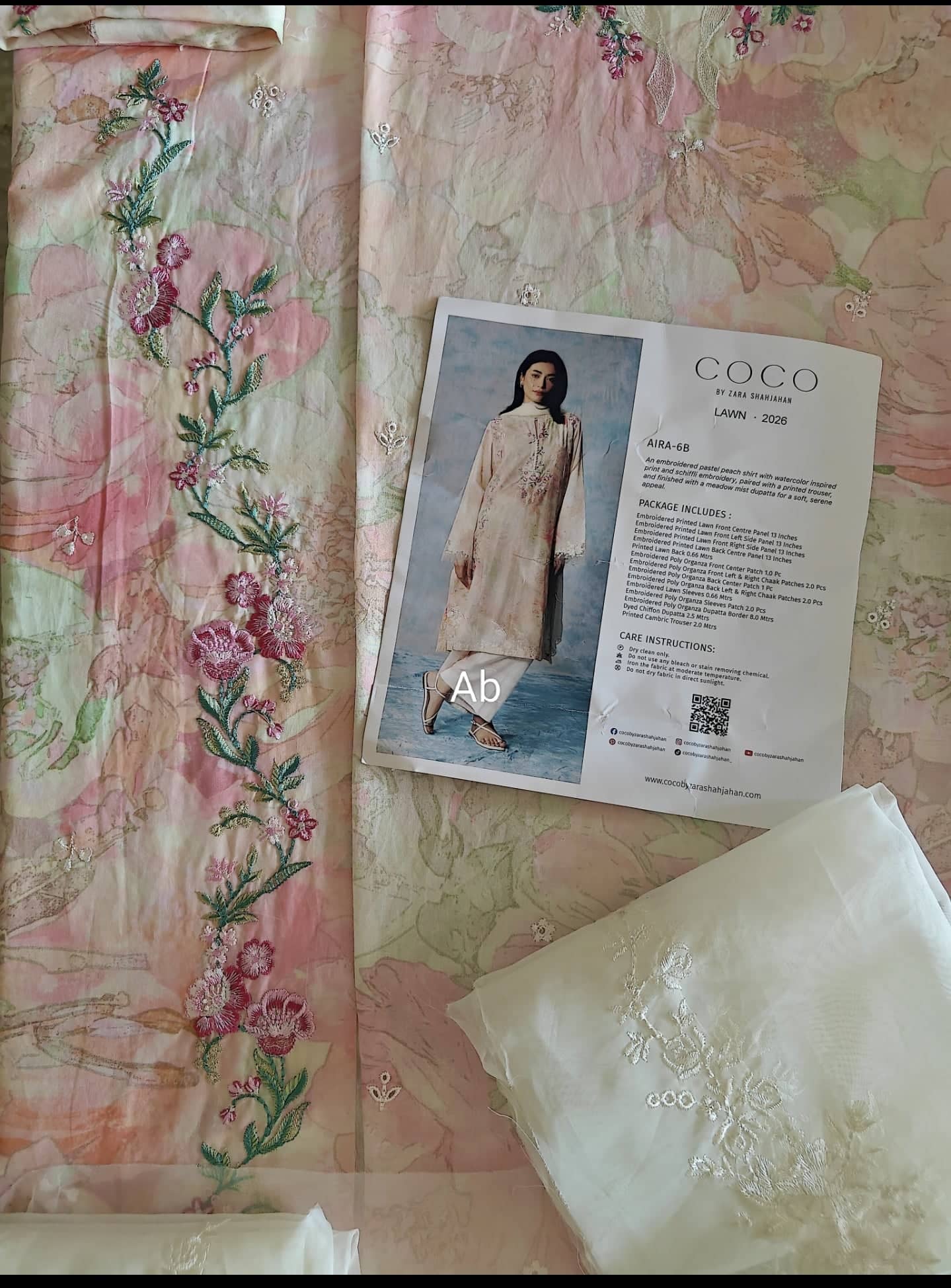 Open Pic/Zara Shahjahan Coco Lawn 26/Aira-6B